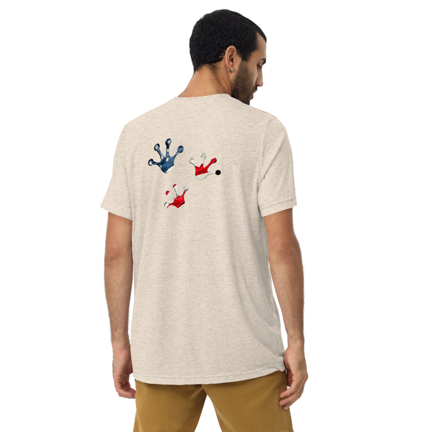 American Frog in Oatmeal Short Sleeve T-Shirt