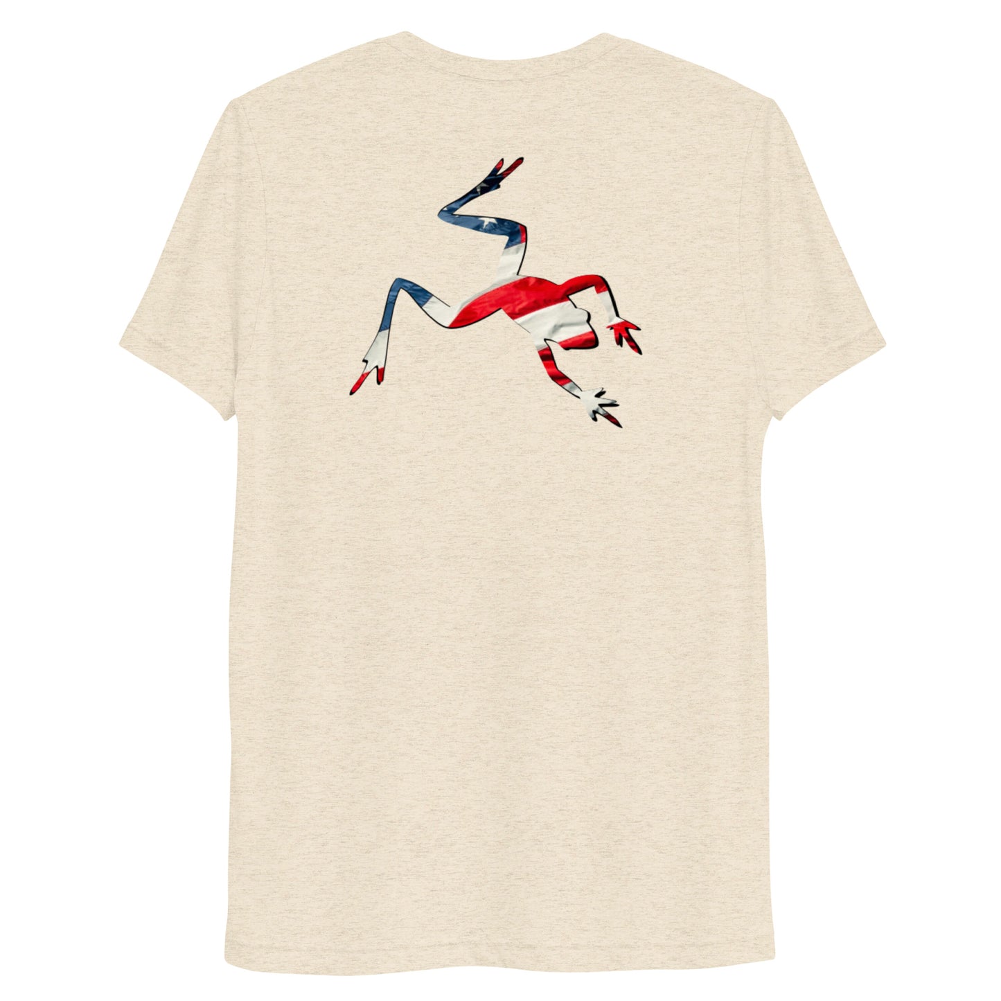 American Frog in Oatmeal Short Sleeve T-Shirt