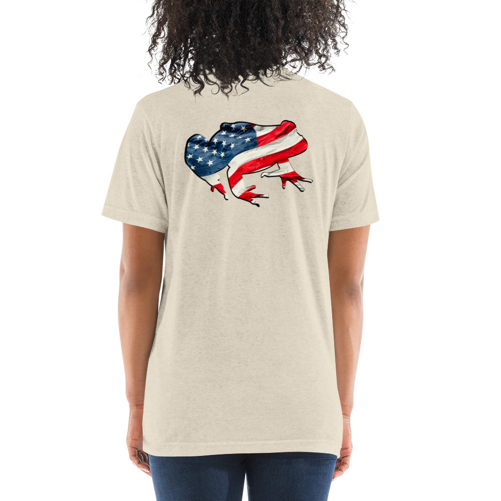 American Frog in Oatmeal Short Sleeve T-Shirt