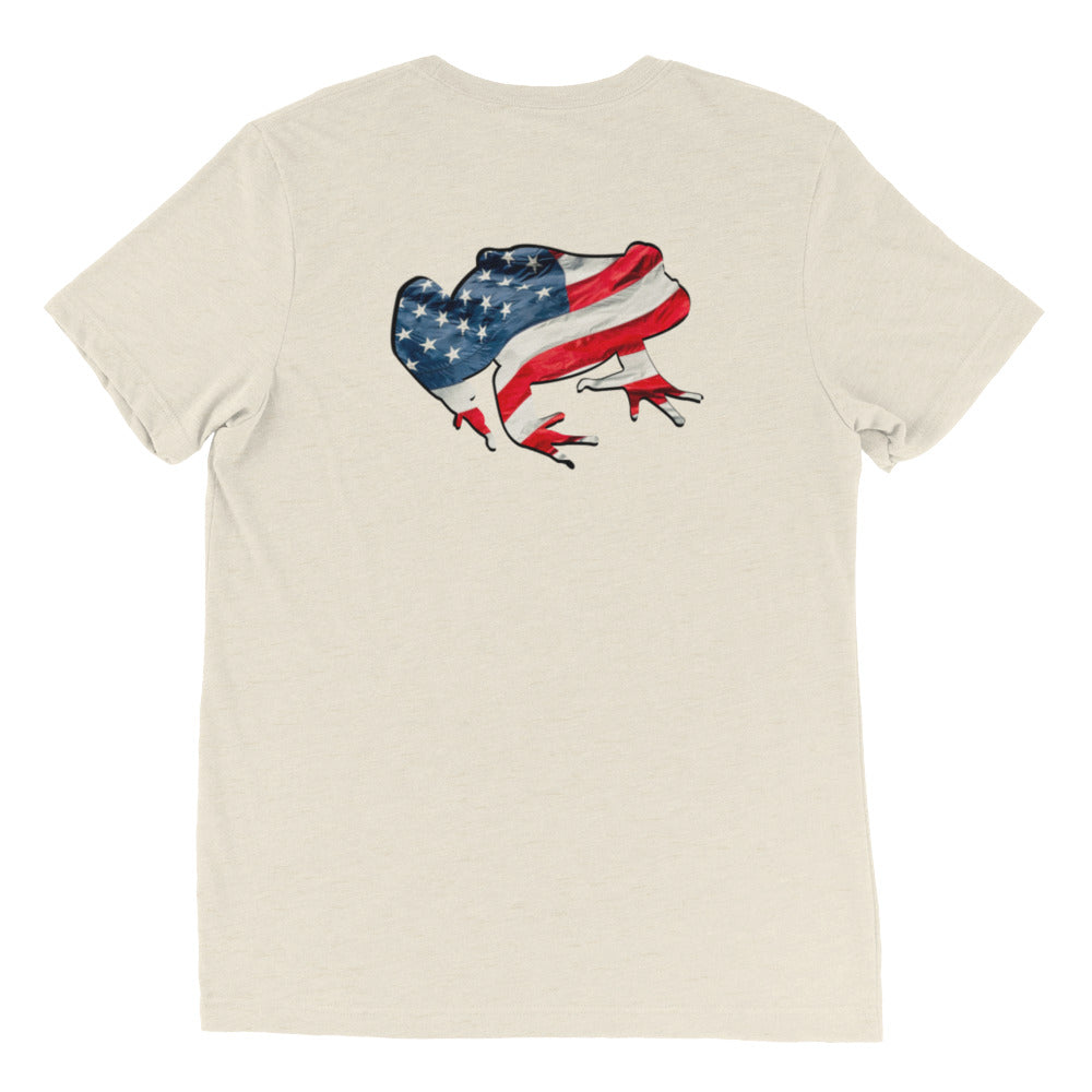 American Frog in Oatmeal Short Sleeve T-Shirt