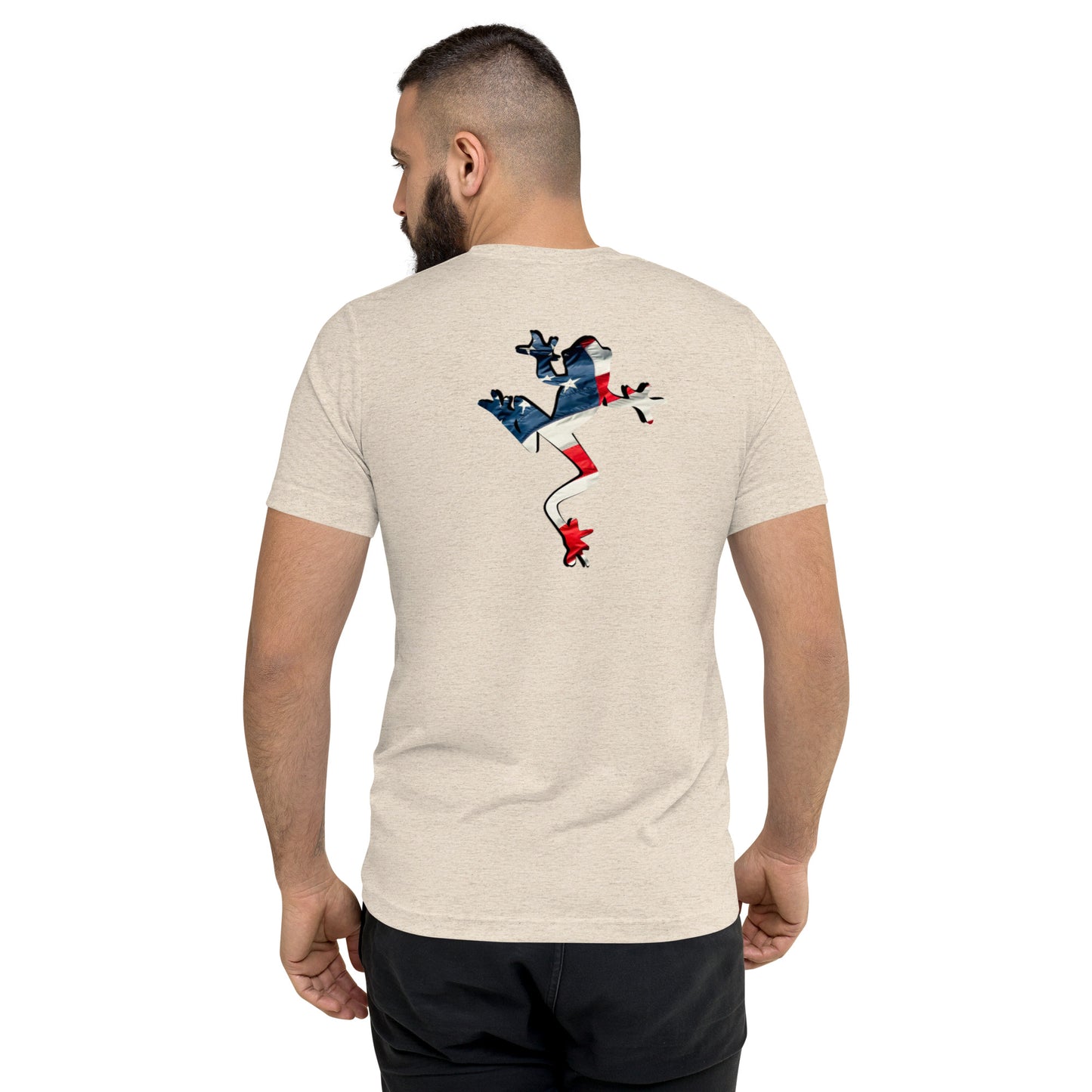 American Frog in Oatmeal Short Sleeve T-Shirt