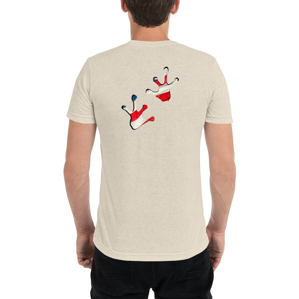 American Frog in Oatmeal Short Sleeve T-Shirt