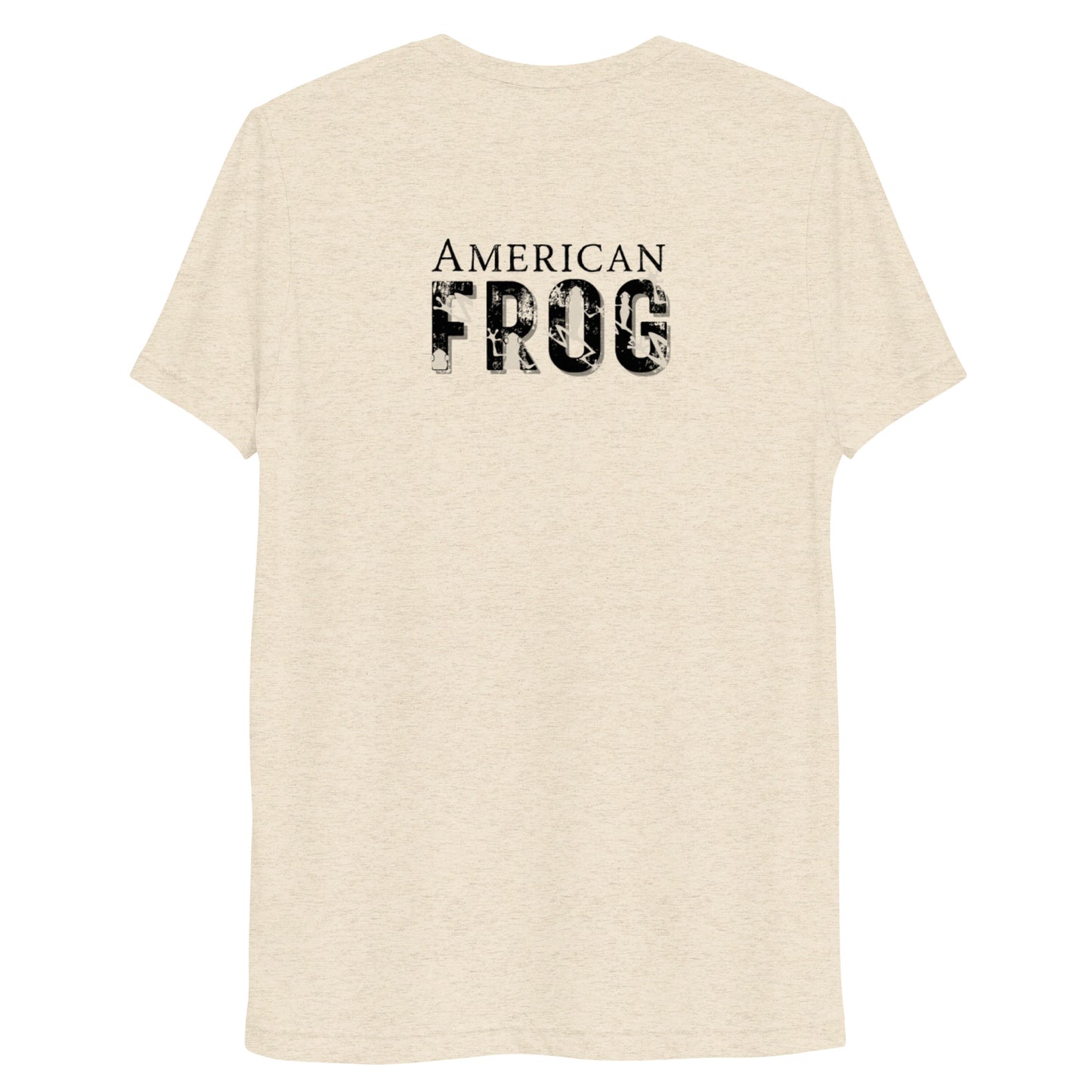 American Frog in Oatmeal Short Sleeve T-Shirt