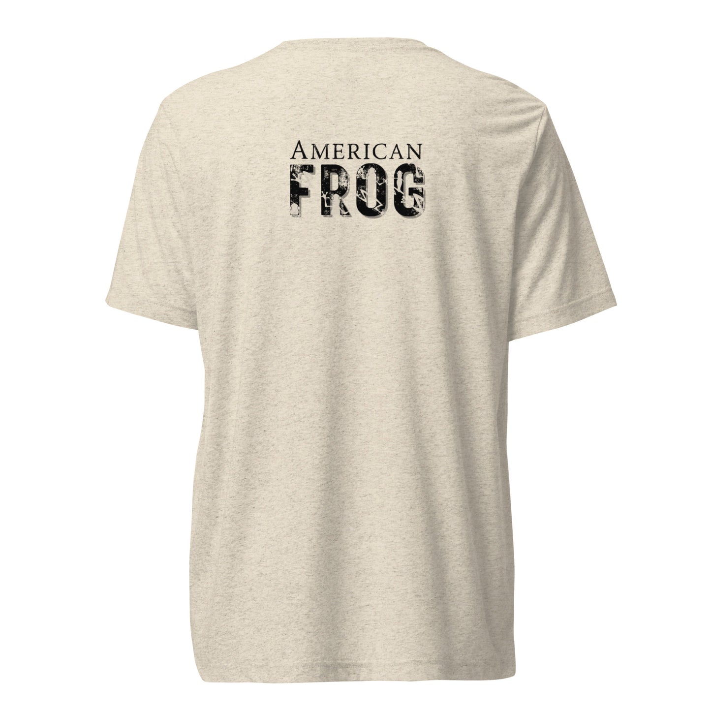 American Frog in Oatmeal Short Sleeve T-Shirt