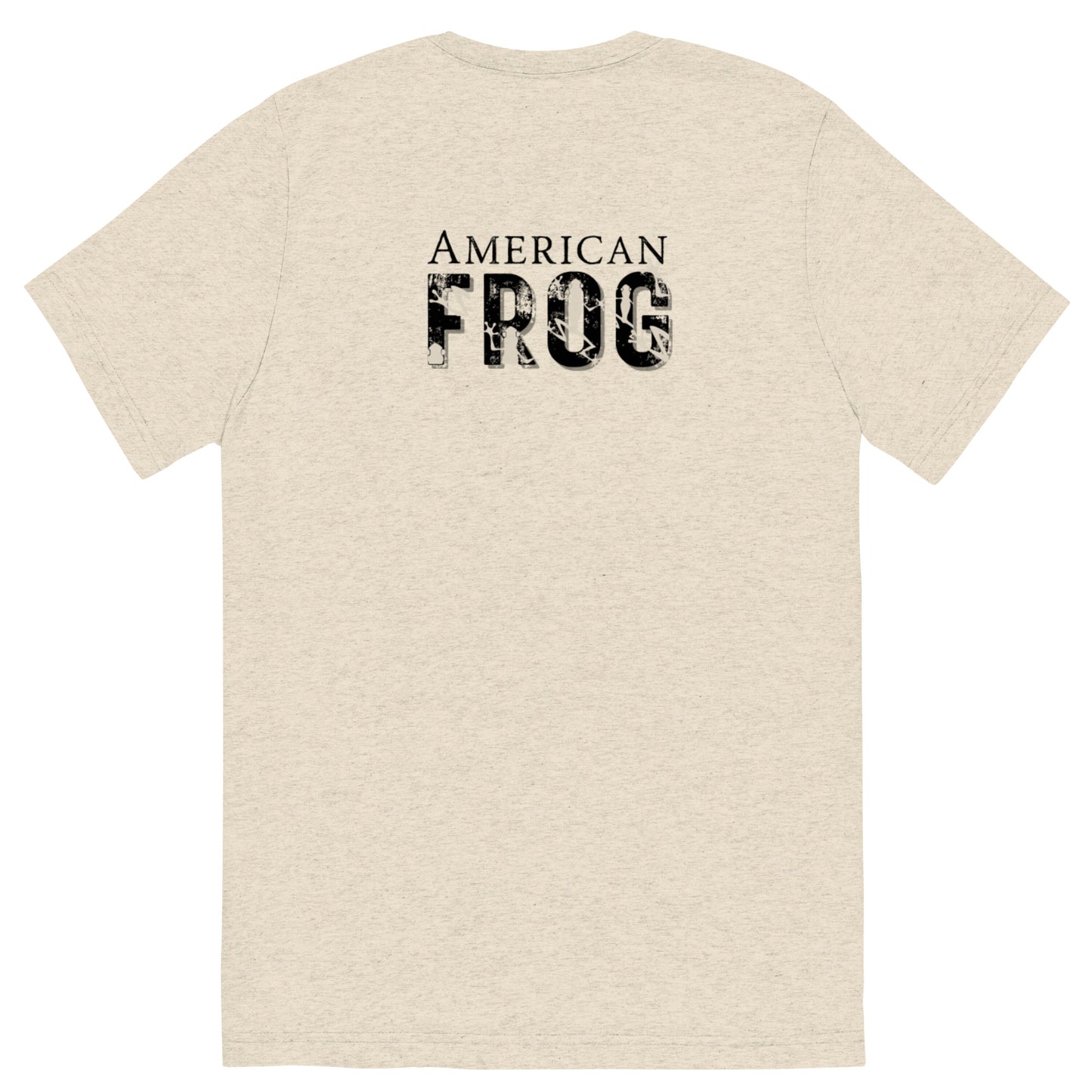 American Frog in Oatmeal Short Sleeve T-Shirt