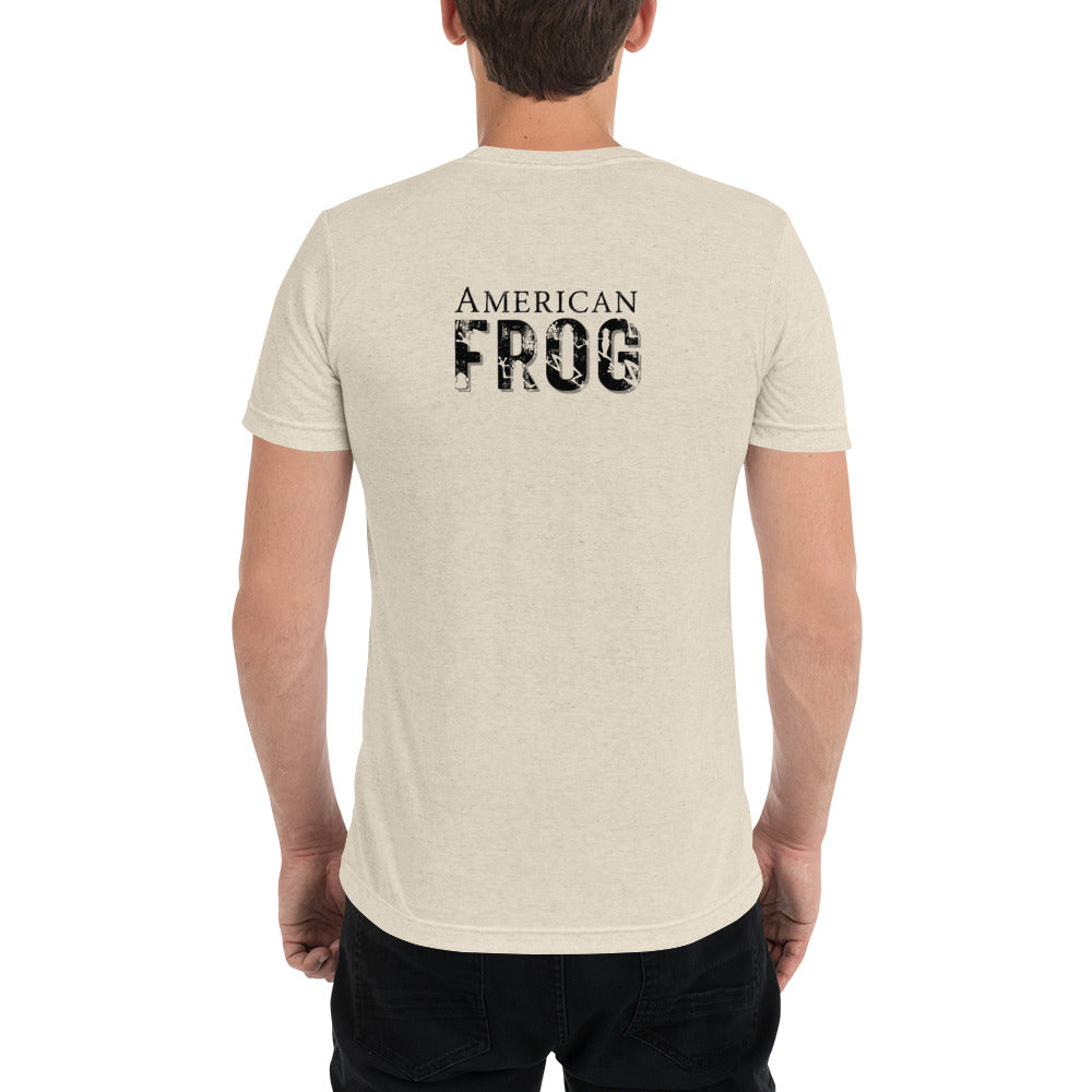 American Frog in Oatmeal Short Sleeve T-Shirt