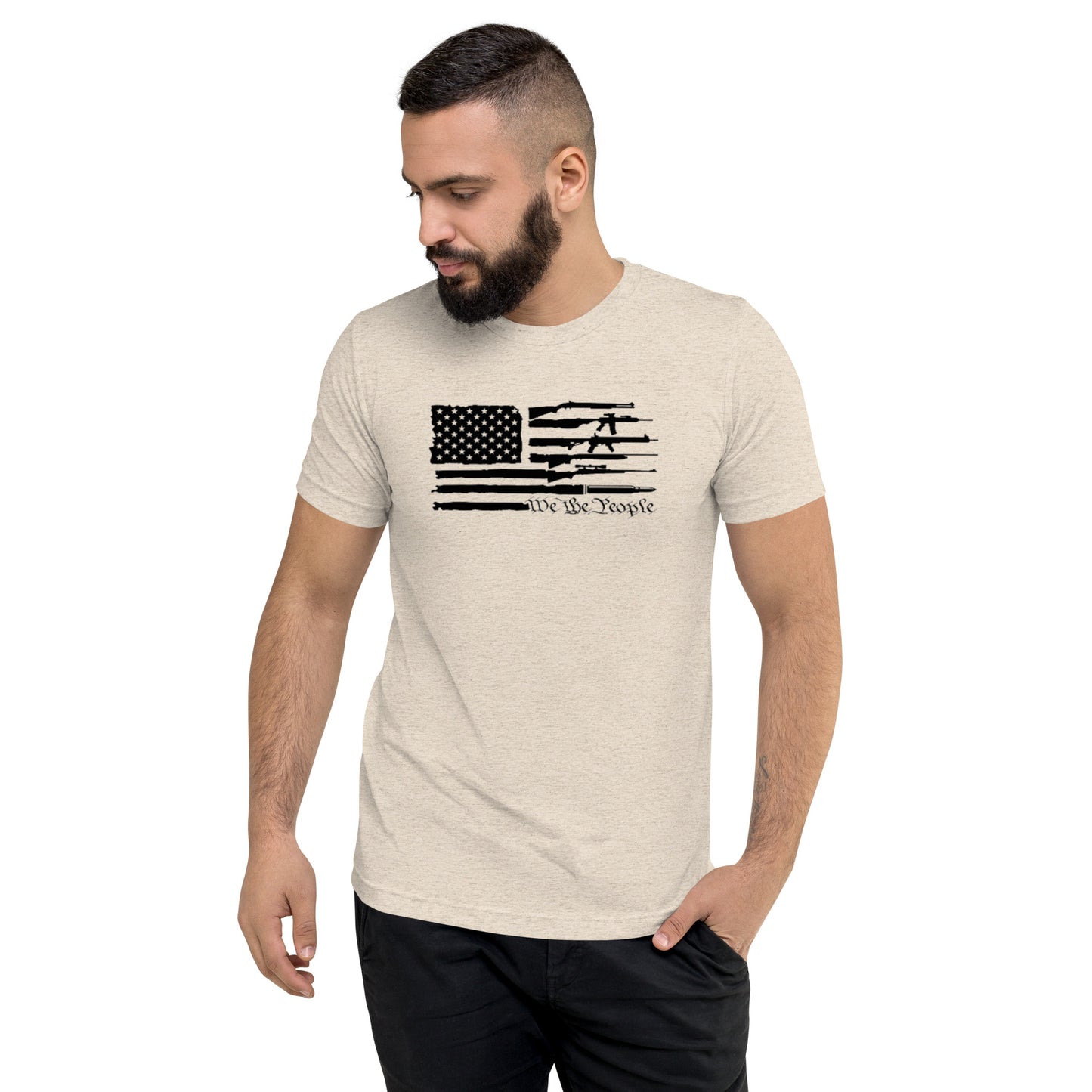 We the People American Flag Short Sleeve T-Shirt