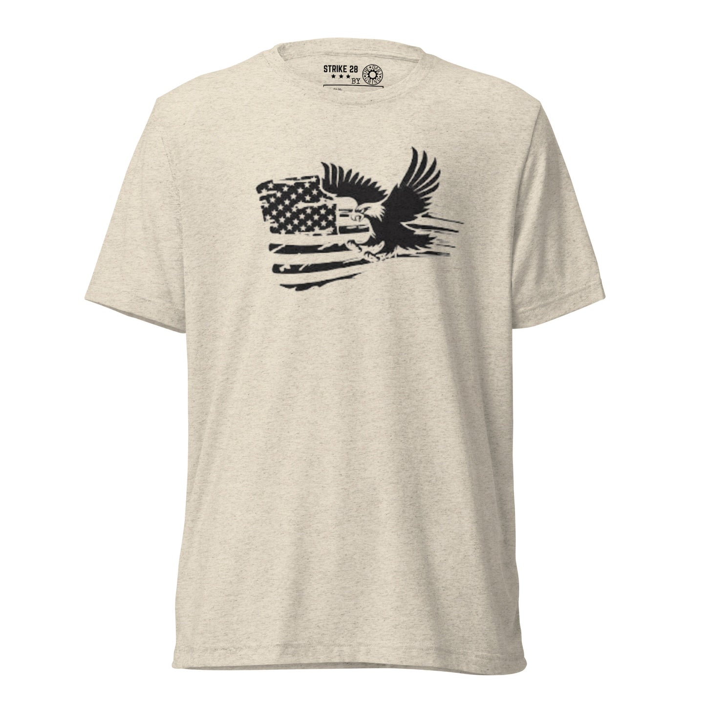 American Flag with Eagle Short Sleeve T-Shirt