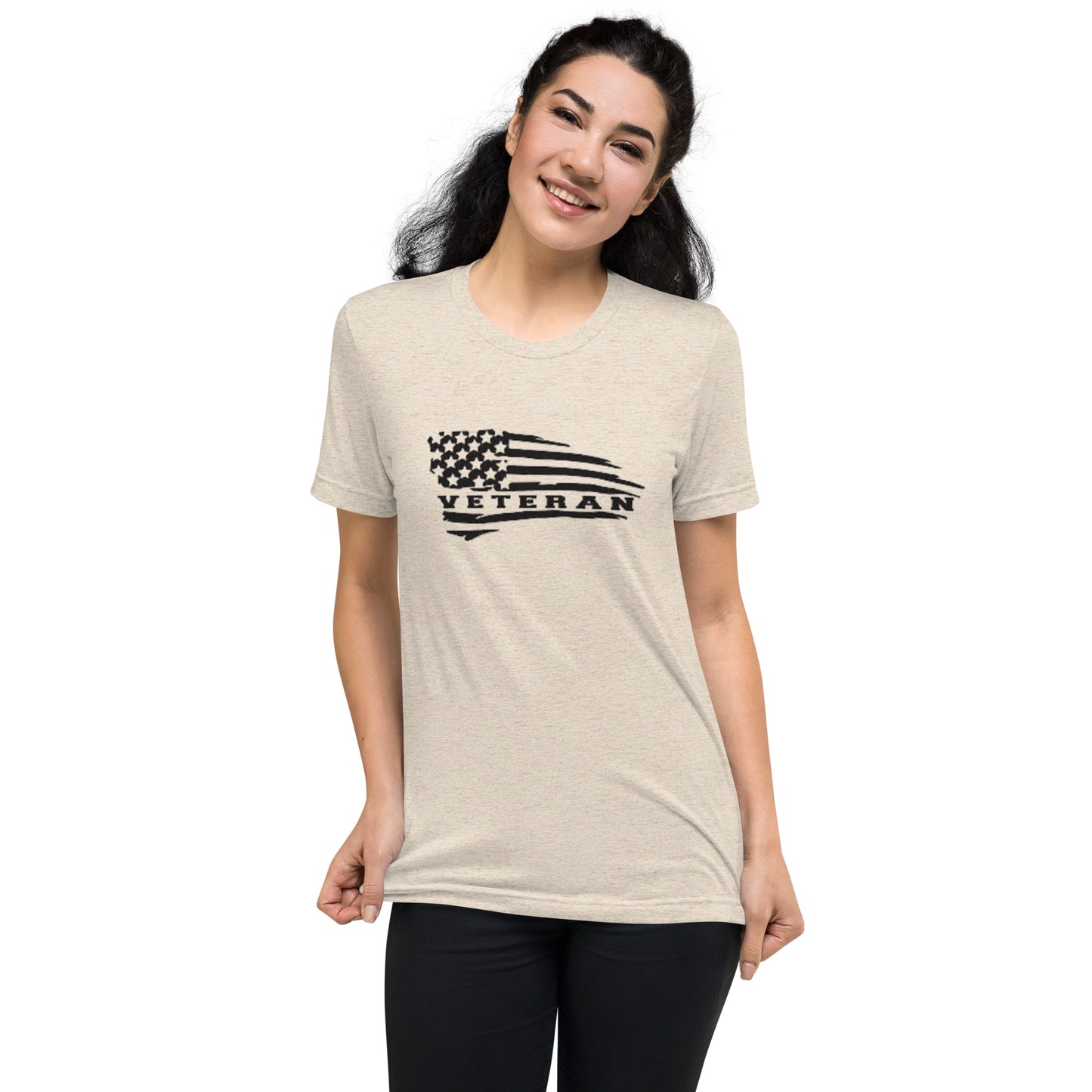 Veteran American Flag Short Sleeve T-Shirt