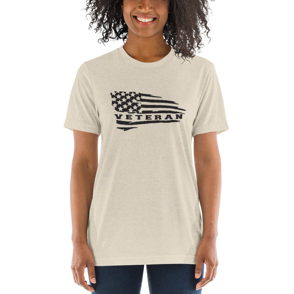 Veteran American Flag Short Sleeve T-Shirt