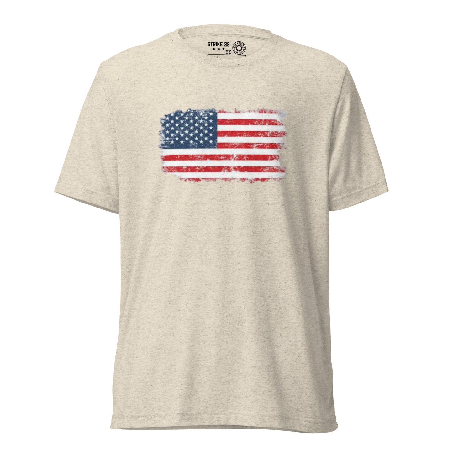 Color American Flag Short Sleeve T-Shirt