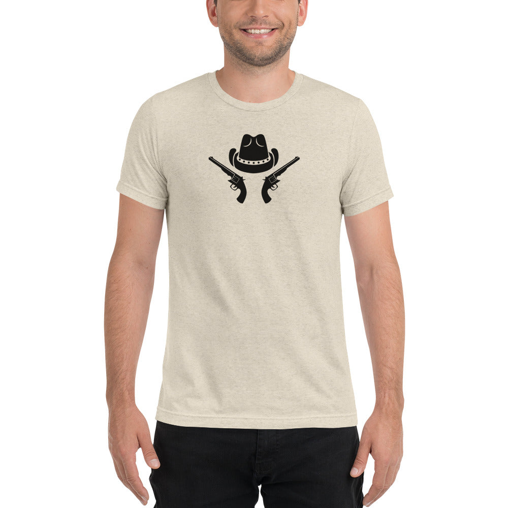 Cowboy Hat/Guns Short Sleeve T-Shirt