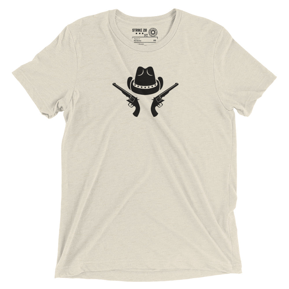 Cowboy Hat/Guns Short Sleeve T-Shirt