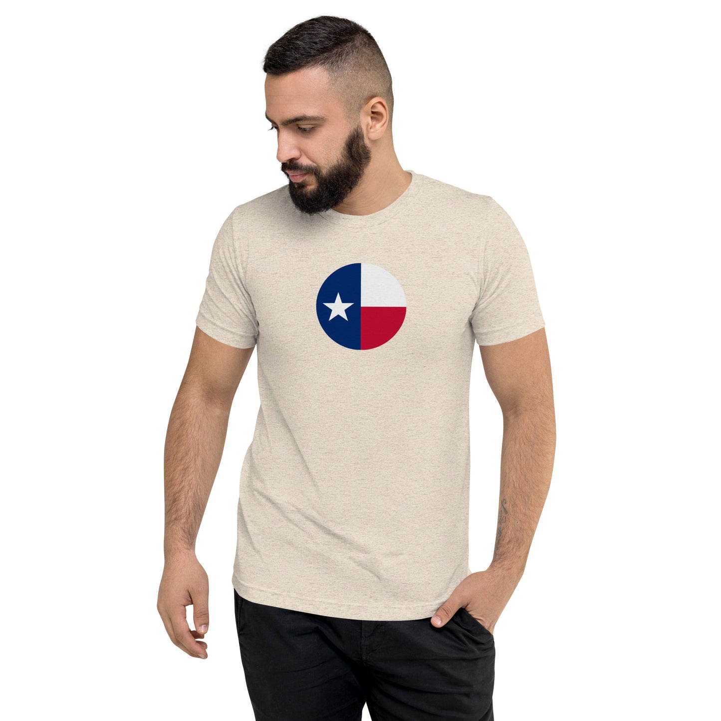 Circle Texas Flag Short Sleeve T-Shirt