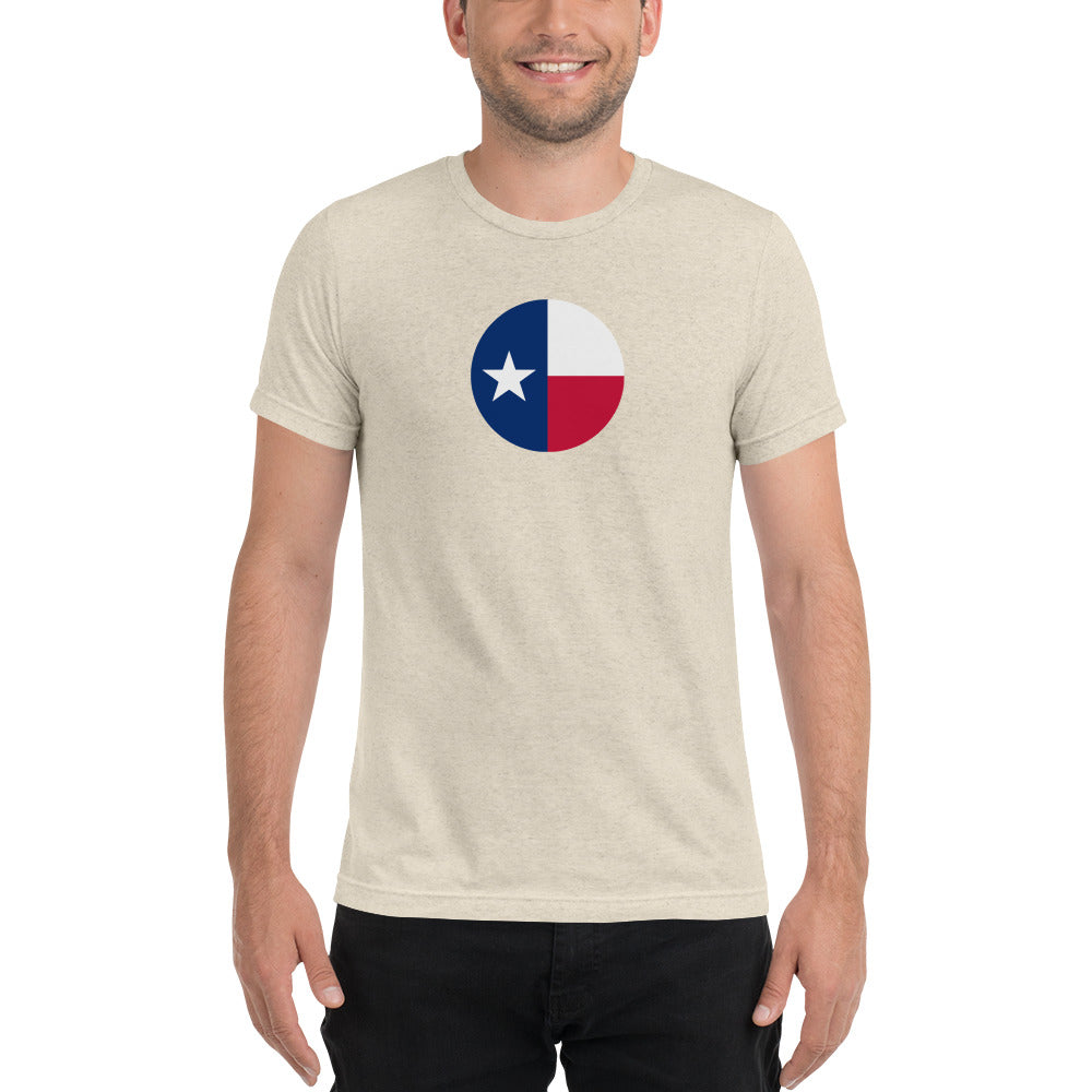 Circle Texas Flag Short Sleeve T-Shirt