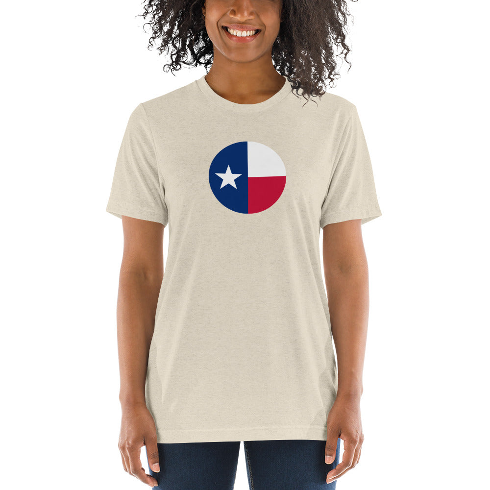 Circle Texas Flag Short Sleeve T-Shirt