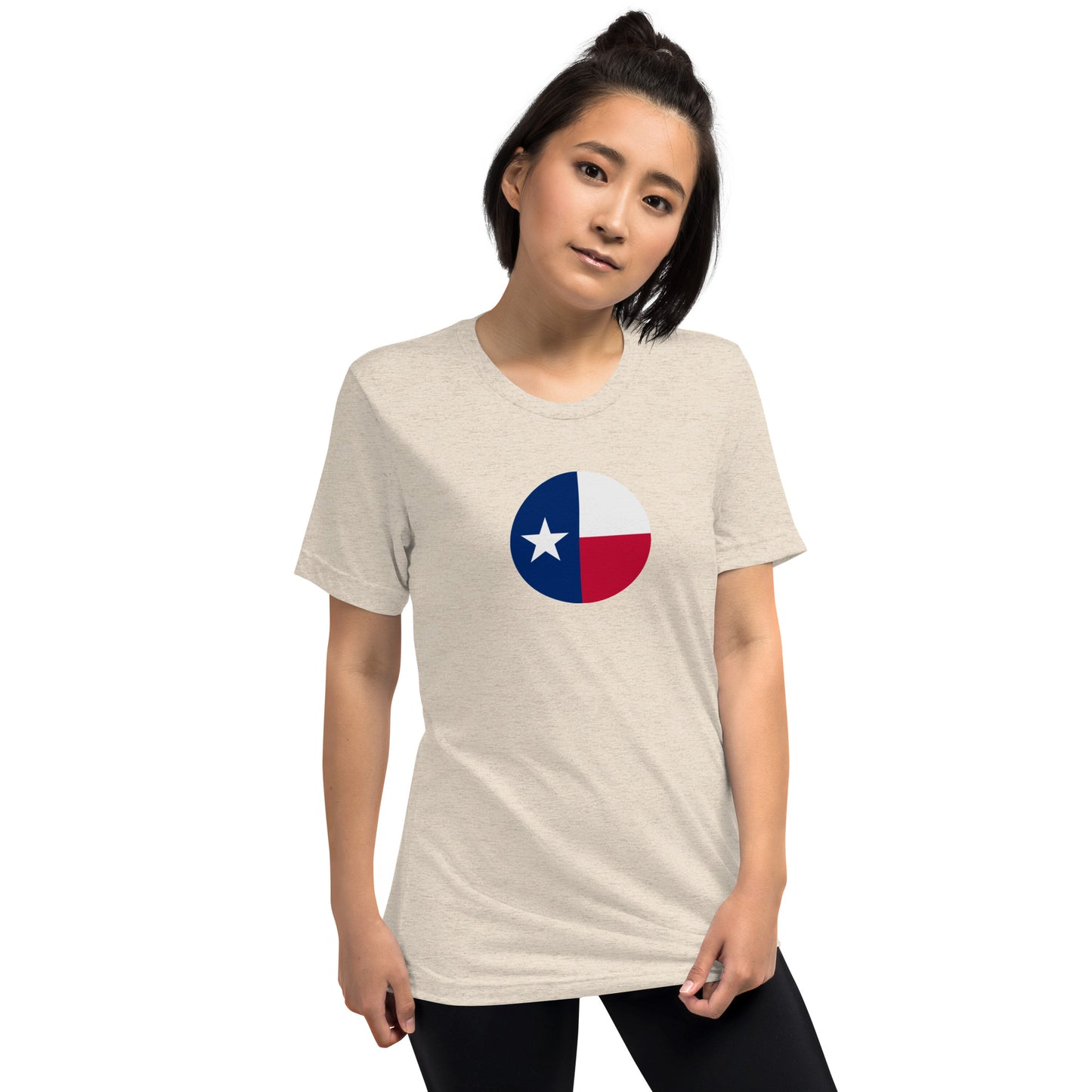 Circle Texas Flag Short Sleeve T-Shirt