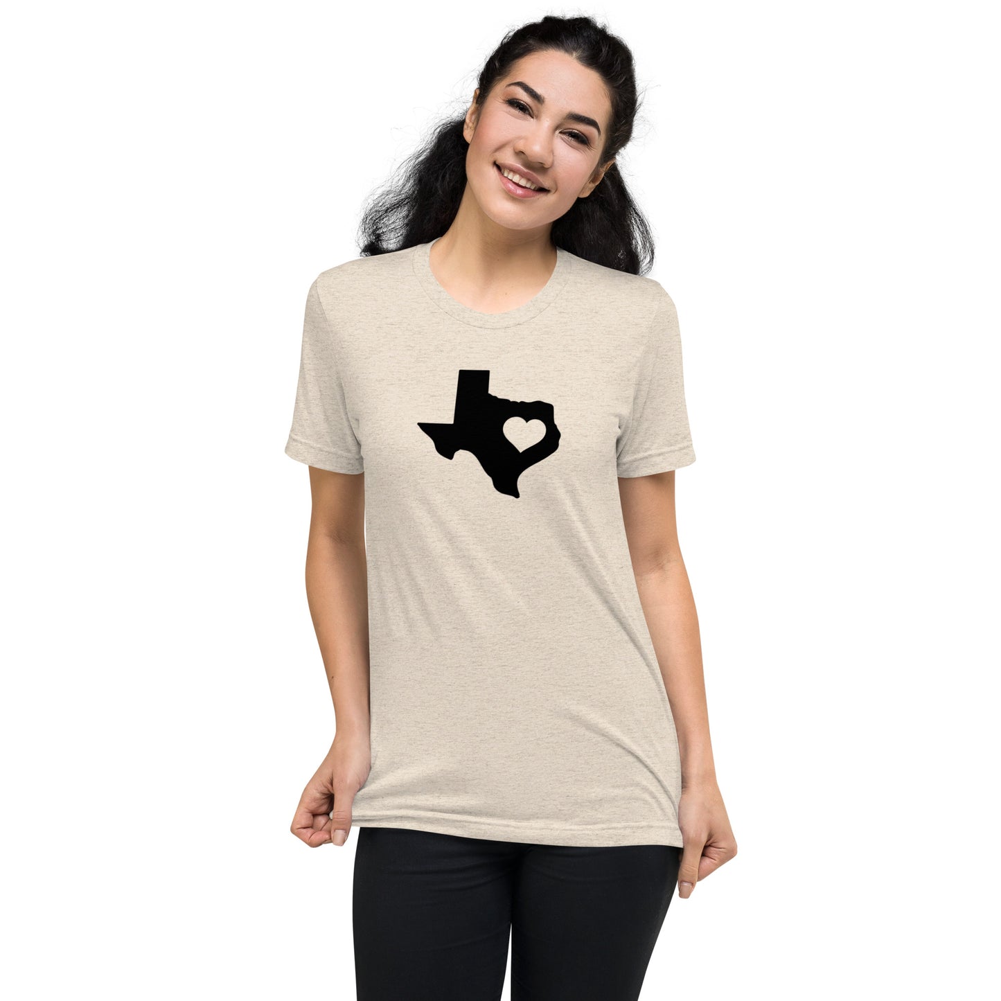 Texas State Heart Short Sleeve T-Shirt