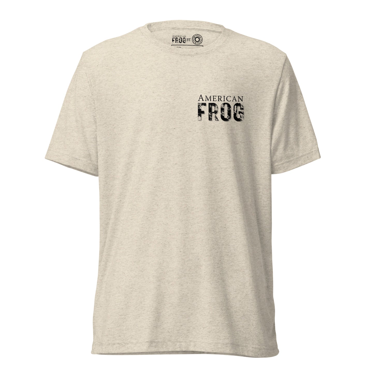 American Frog in Oatmeal Short Sleeve T-Shirt