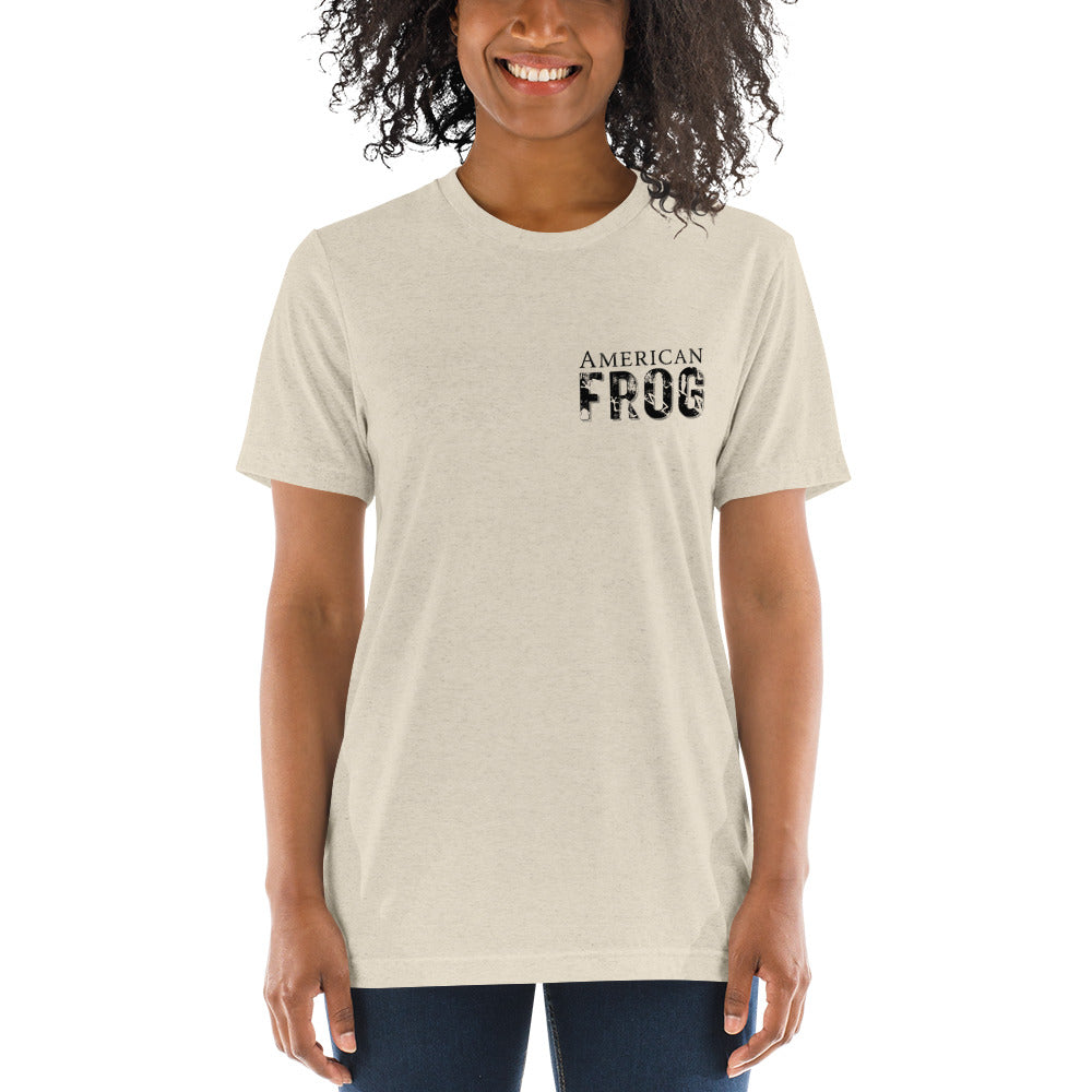 American Frog in Oatmeal Short Sleeve T-Shirt