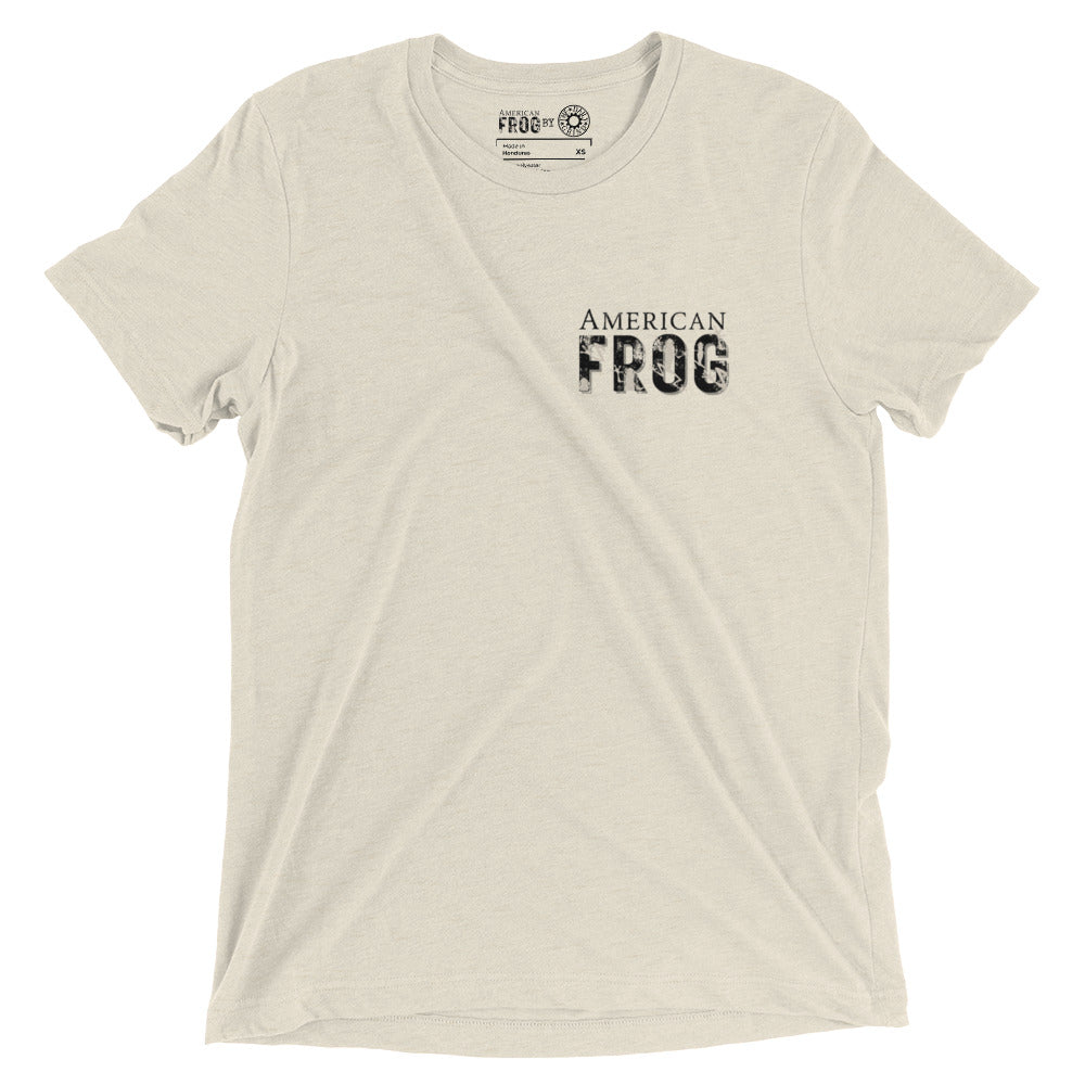 American Frog in Oatmeal Short Sleeve T-Shirt