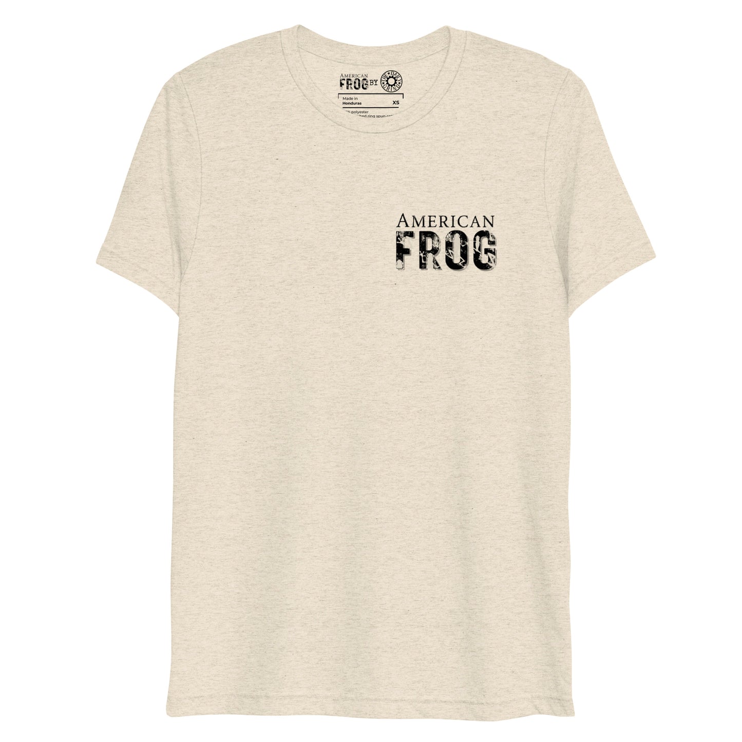 American Frog in Oatmeal Short Sleeve T-Shirt