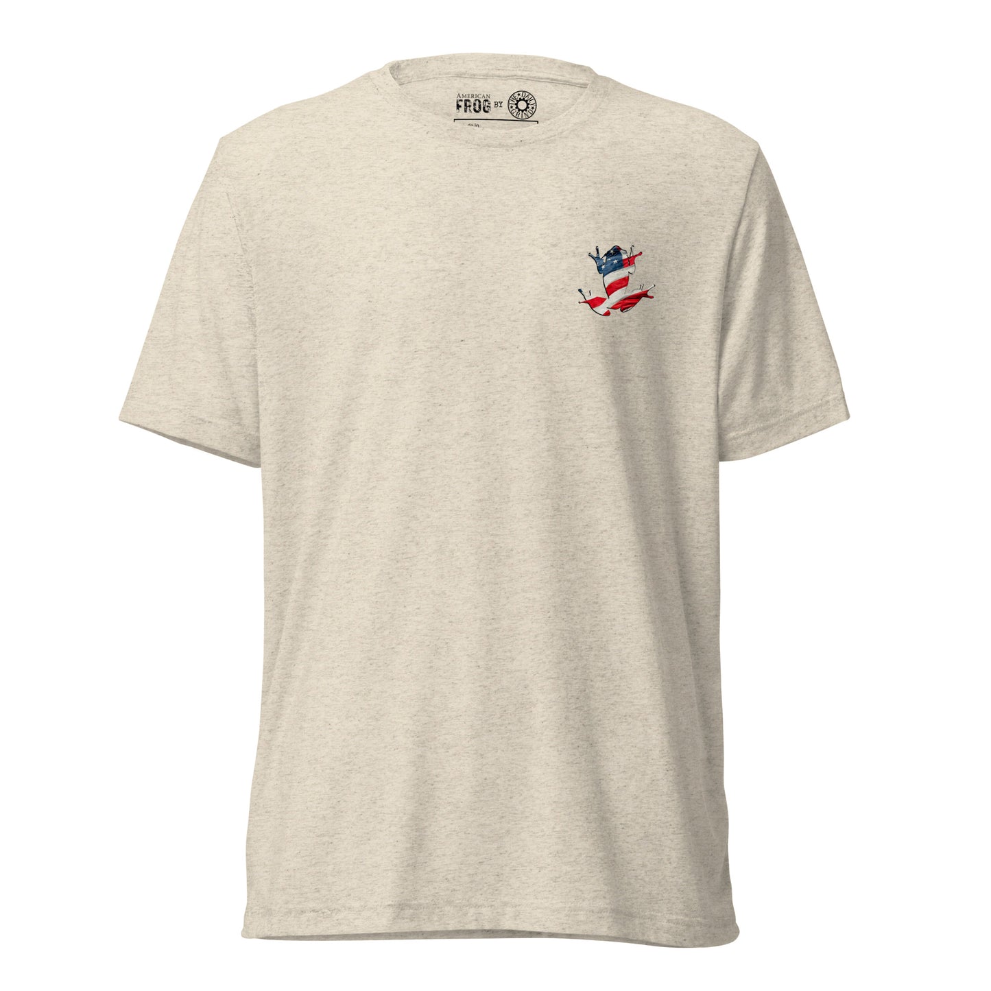 American Frog in Oatmeal Short Sleeve T-Shirt