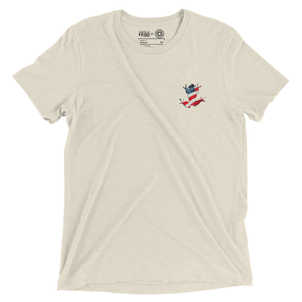 American Frog in Oatmeal Short Sleeve T-Shirt