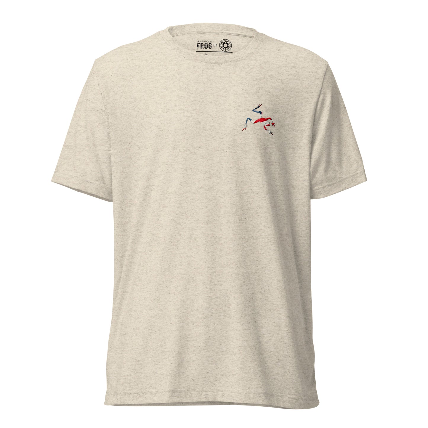 American Frog in Oatmeal Short Sleeve T-Shirt