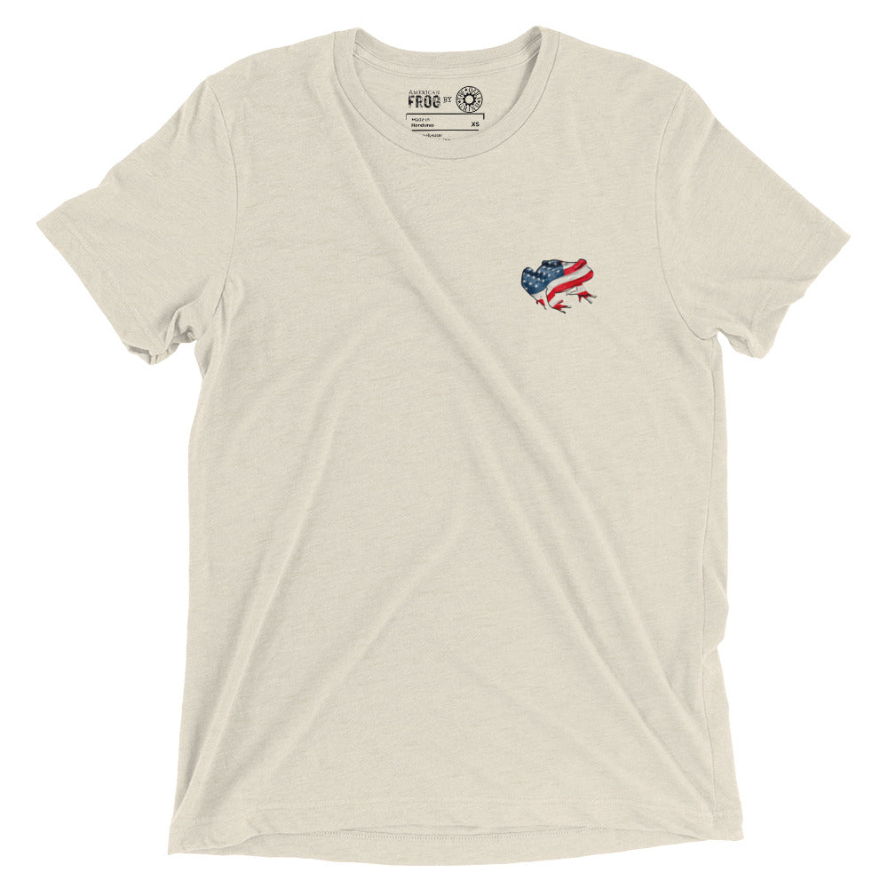 American Frog in Oatmeal Short Sleeve T-Shirt