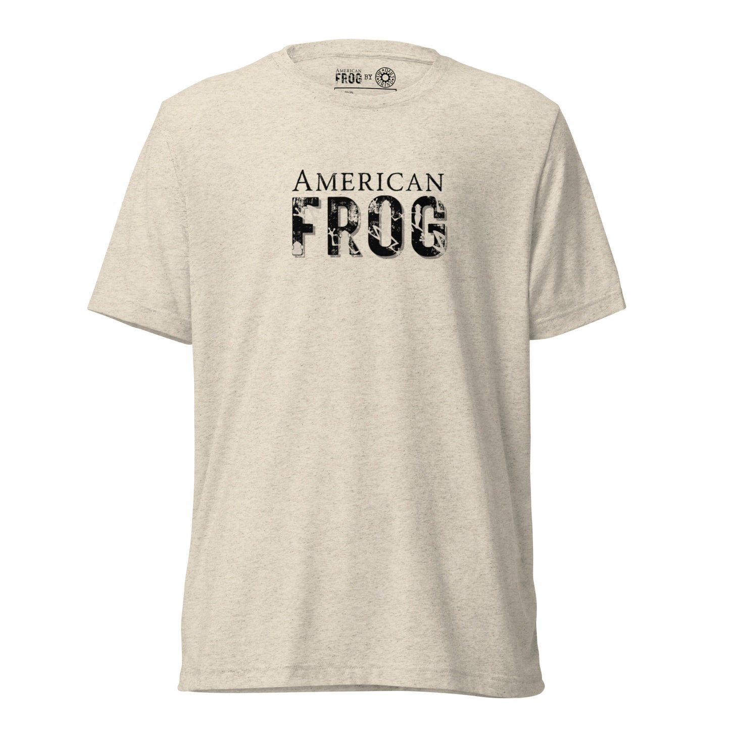 American Frog in Oatmeal Short Sleeve T-Shirt