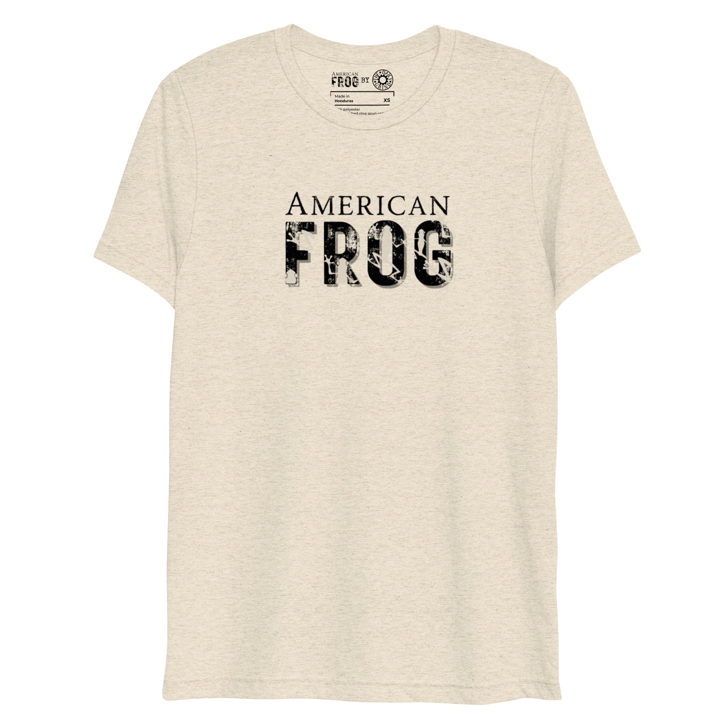 American Frog in Oatmeal Short Sleeve T-Shirt