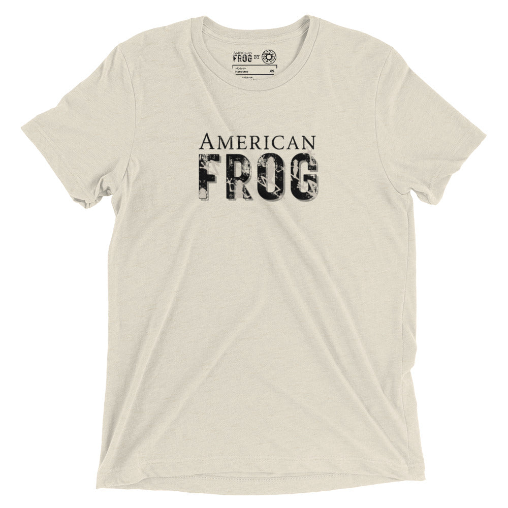 American Frog in Oatmeal Short Sleeve T-Shirt