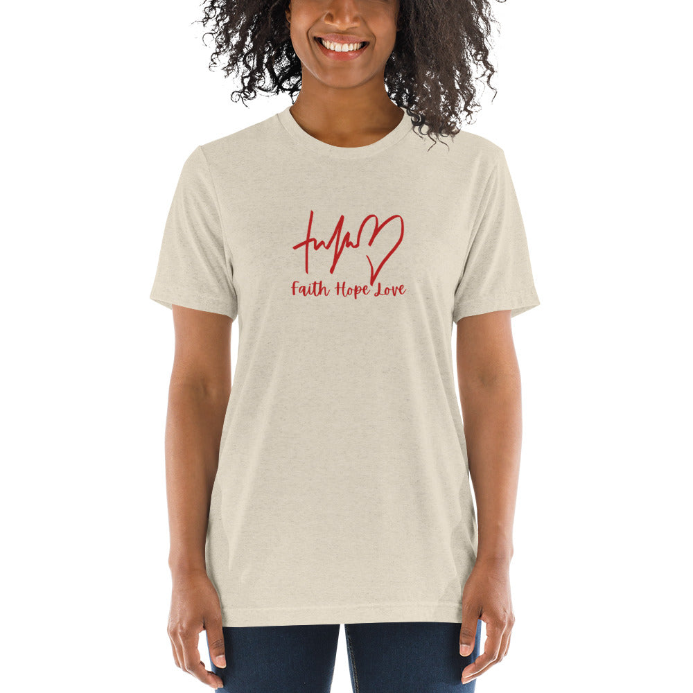 Faith Hope Love Short Sleeve T-Shirt