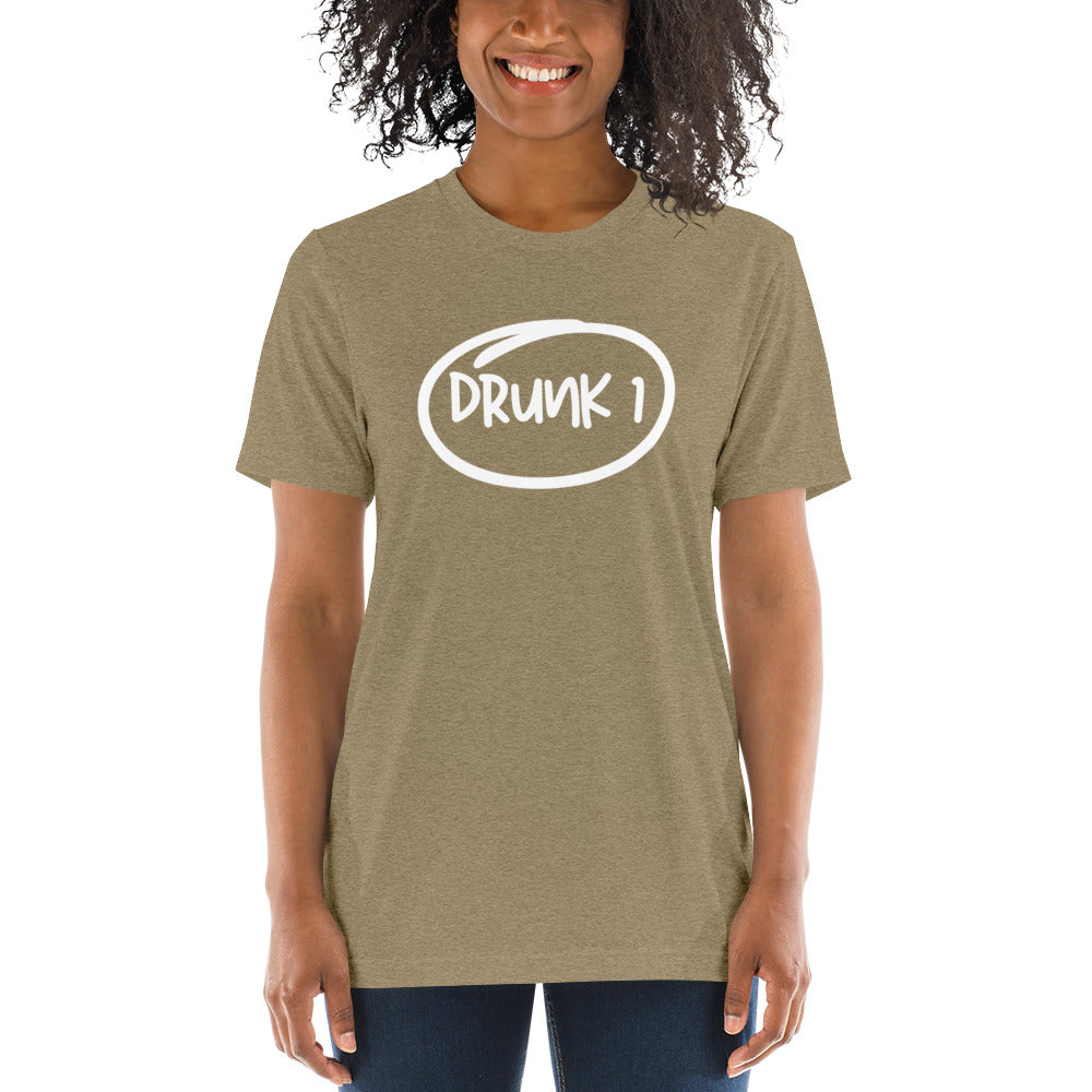 Drunk 1 Short Sleeve T-Shirt