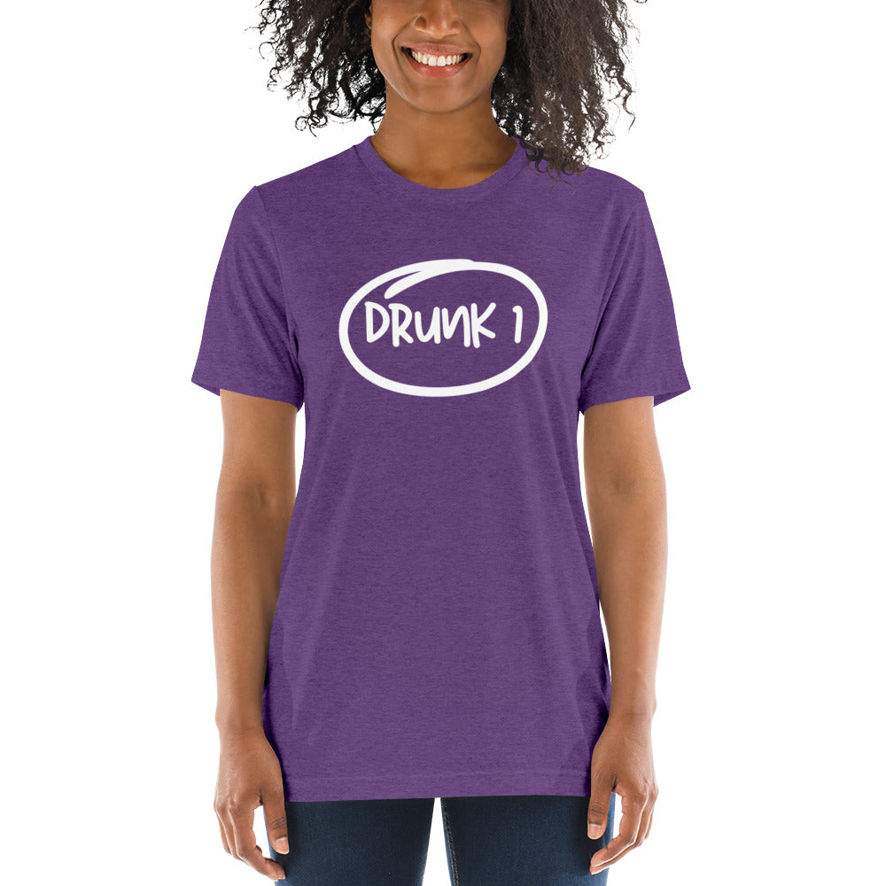 Drunk 1 Short Sleeve T-Shirt