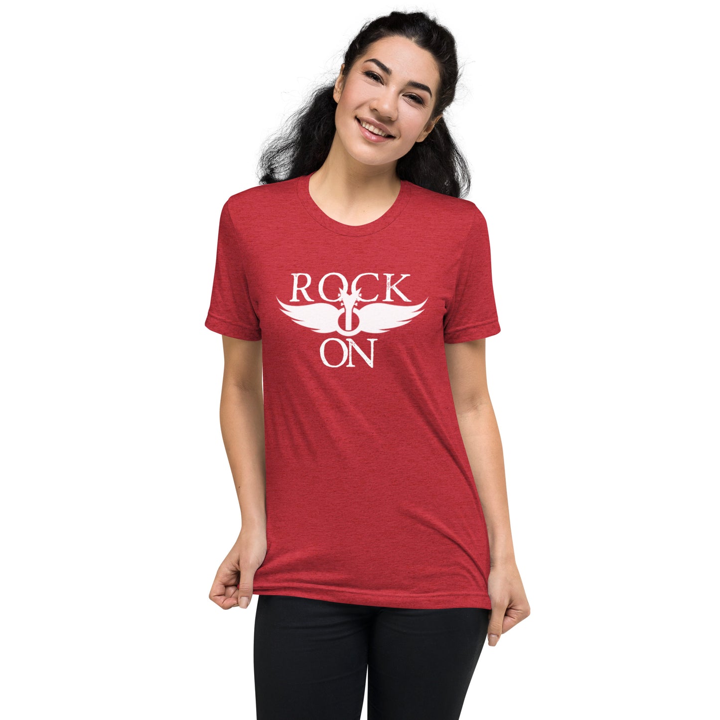 Rock On Guitar Wings Short Sleeve T-Shirt