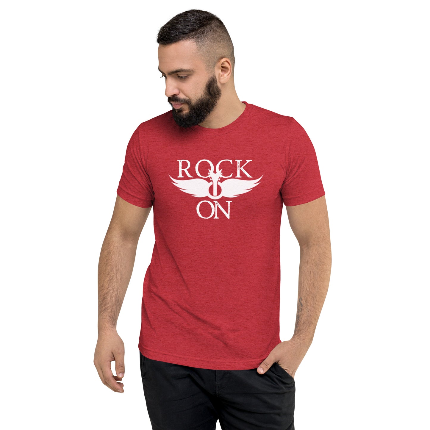 Rock On Guitar Wings Short Sleeve T-Shirt