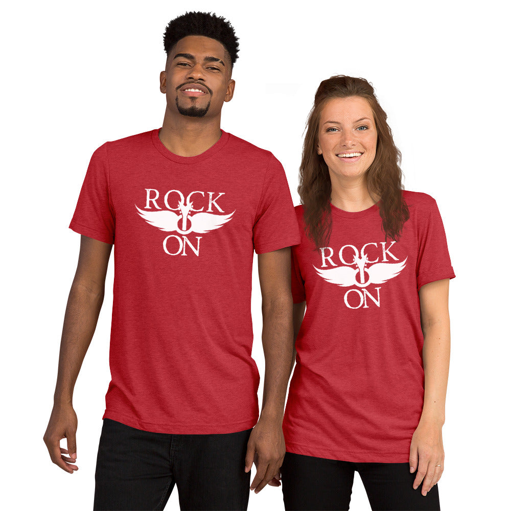 Rock On Guitar Wings Short Sleeve T-Shirt