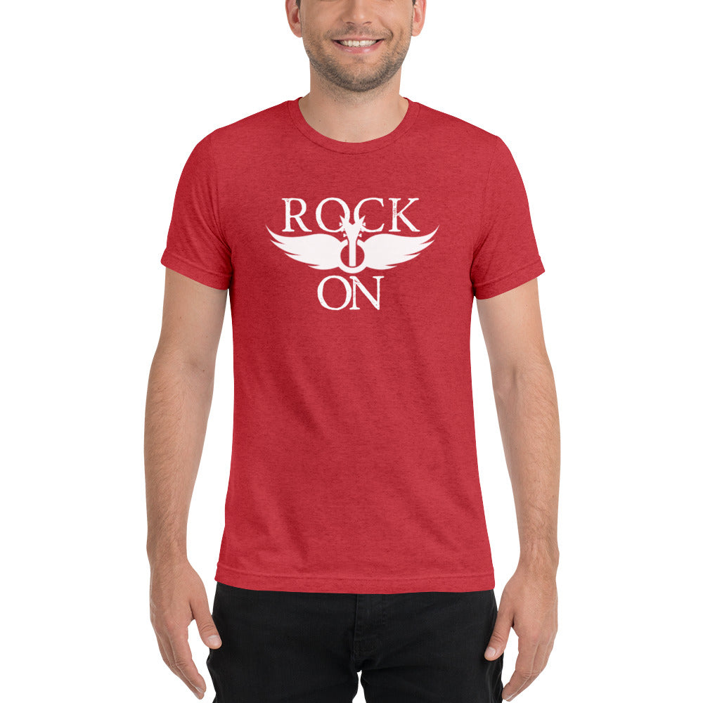 Rock On Guitar Wings Short Sleeve T-Shirt