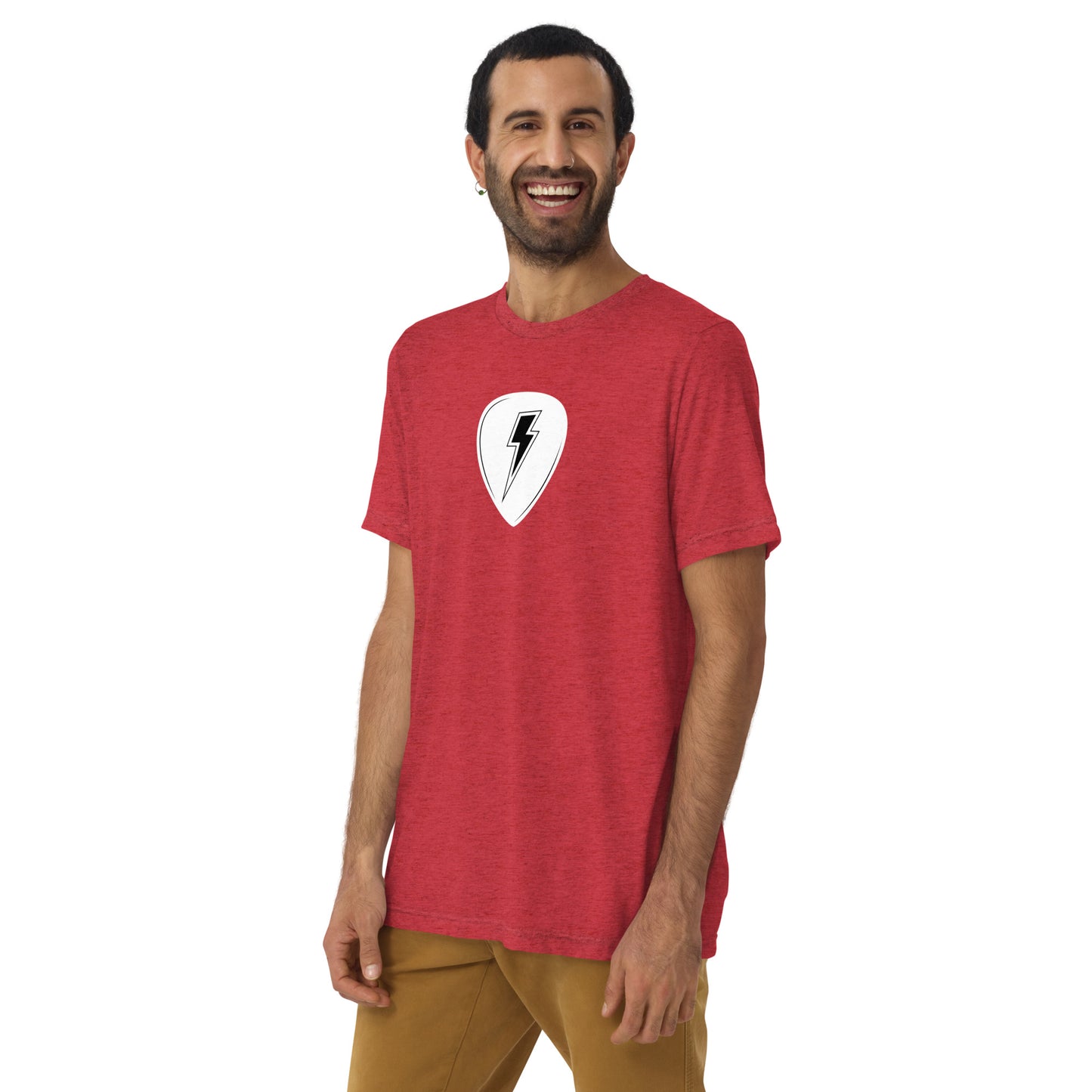 Lightning Guitar Pick Short Sleeve T-Shirt