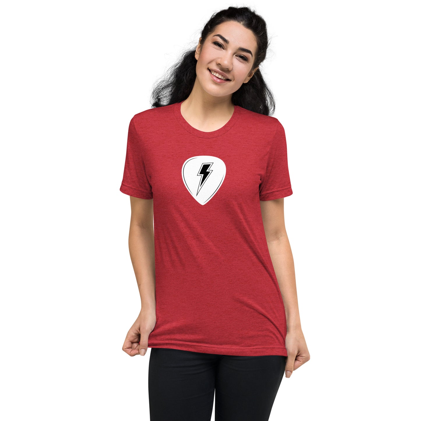 Lightning Guitar Pick Short Sleeve T-Shirt