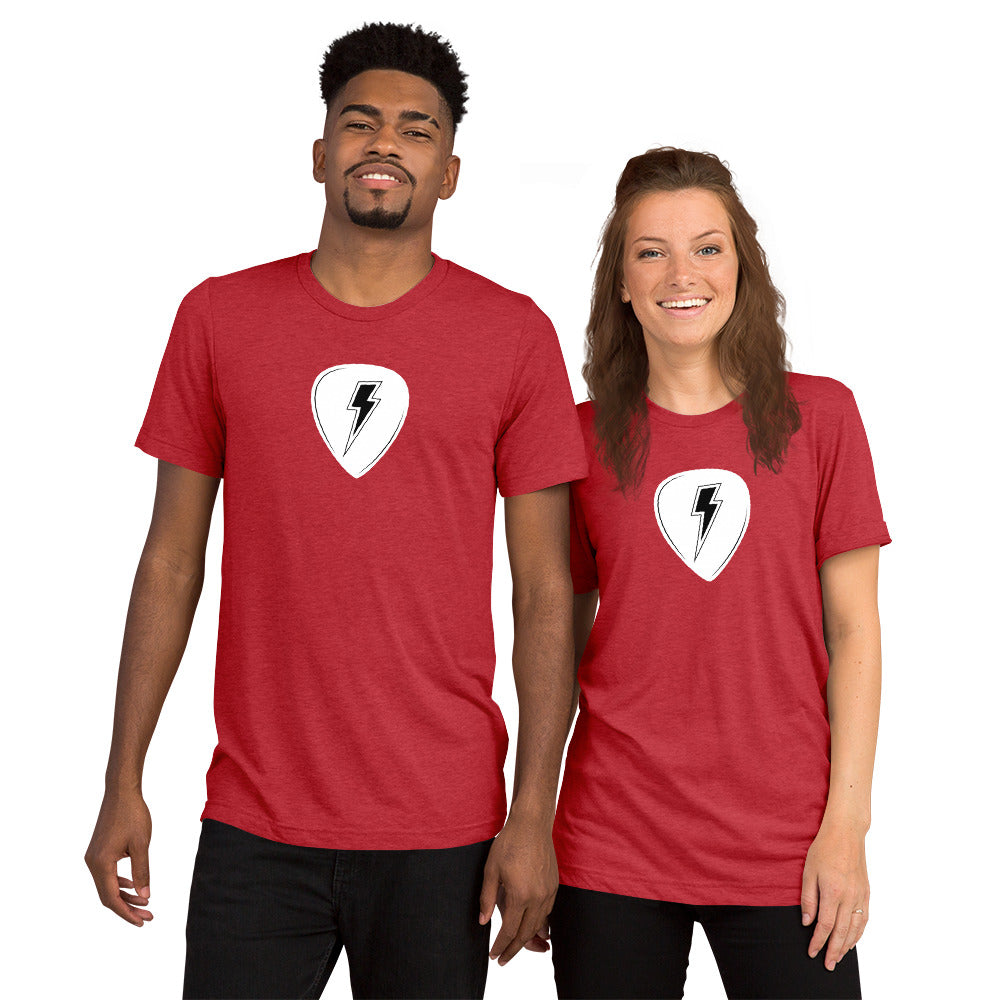 Lightning Guitar Pick Short Sleeve T-Shirt