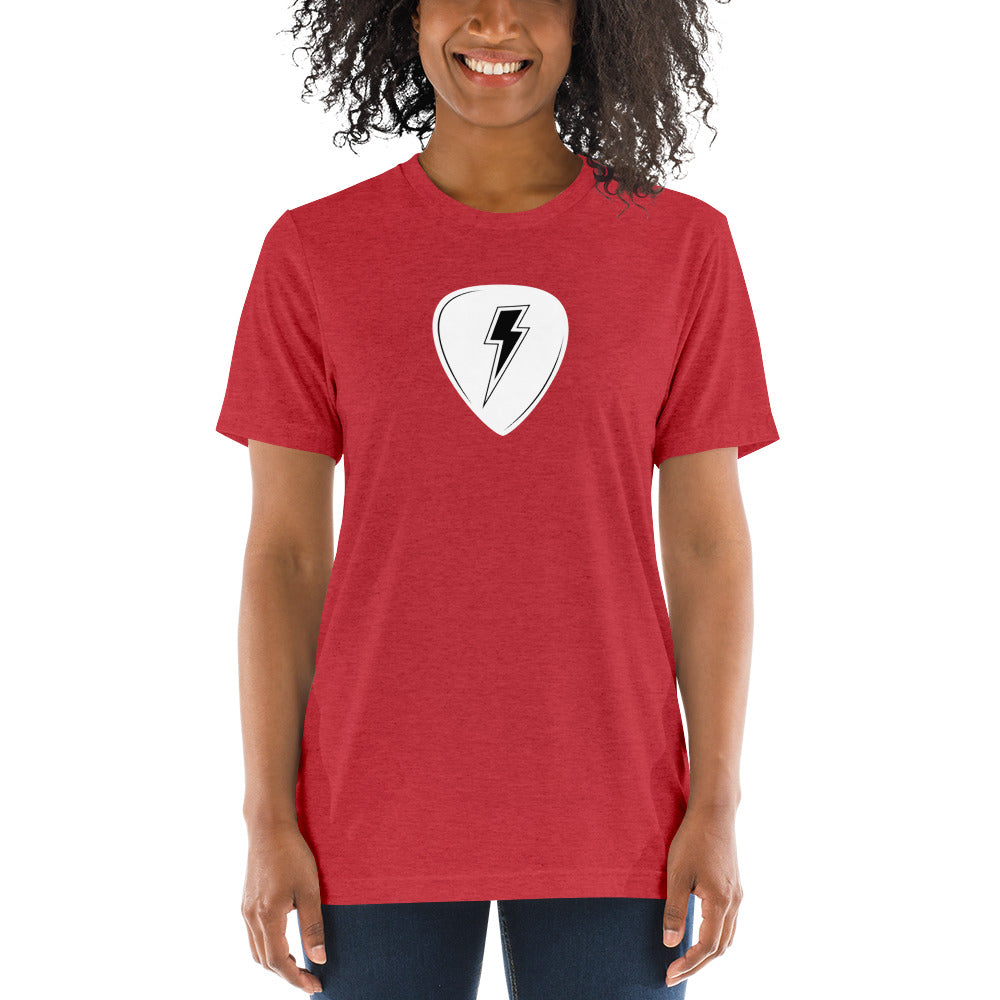 Lightning Guitar Pick Short Sleeve T-Shirt