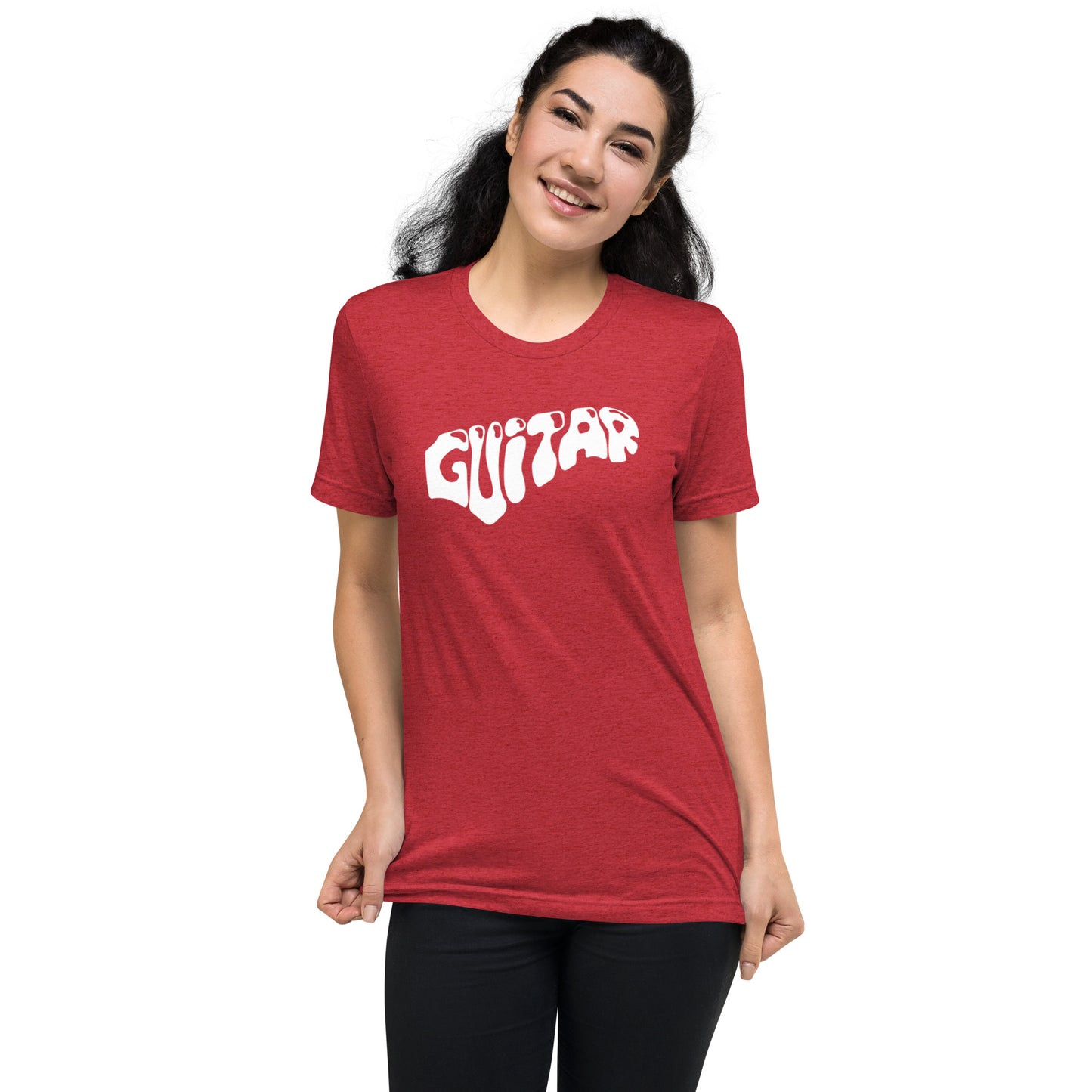 Guitar Word Short Sleeve T-Shirt