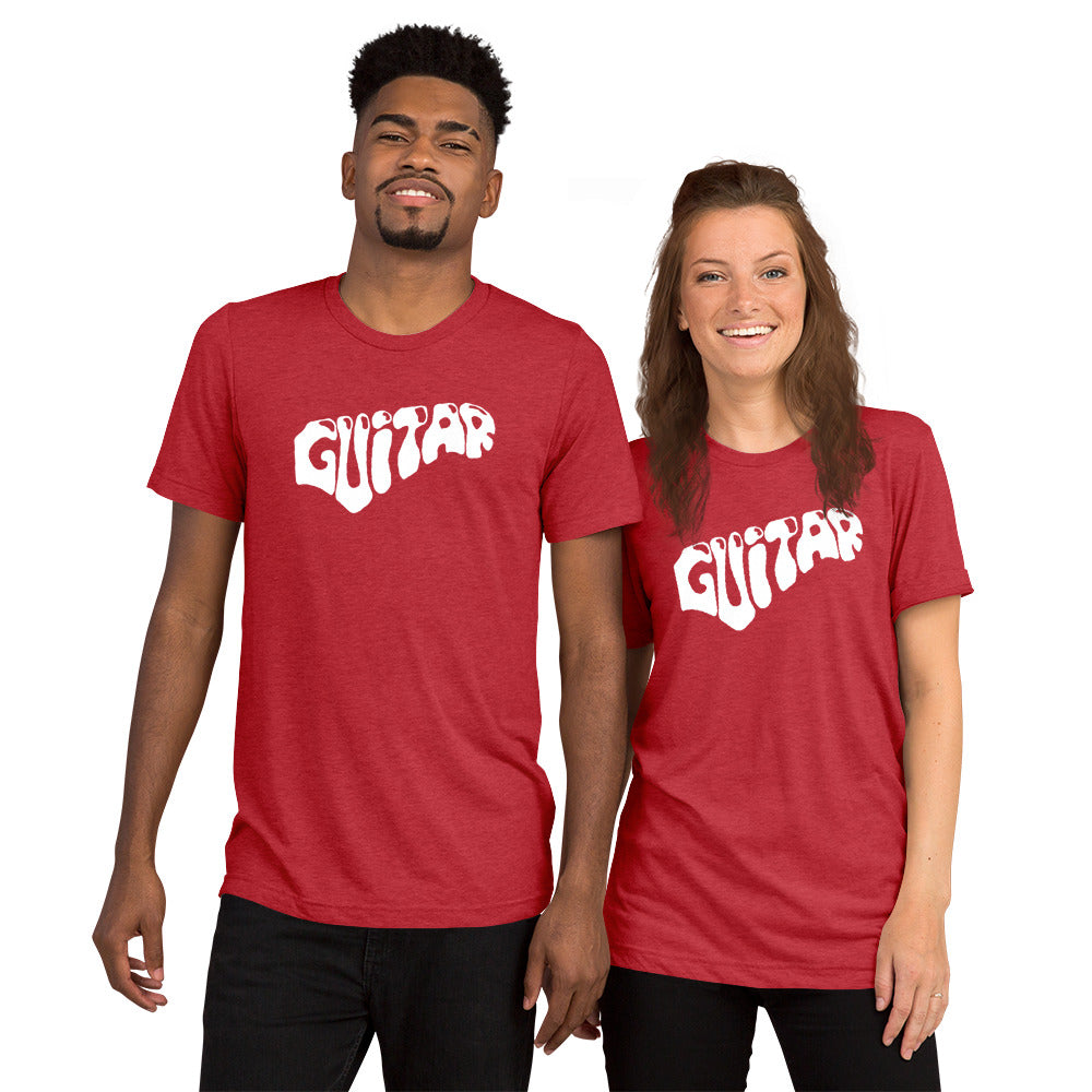 Guitar Word Short Sleeve T-Shirt