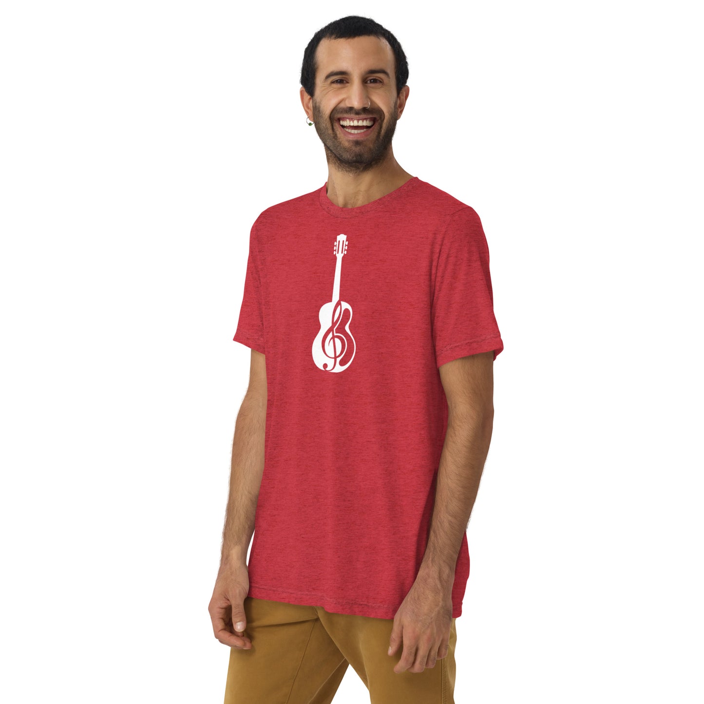 Music Note Guitar Short Sleeve T-Shirt