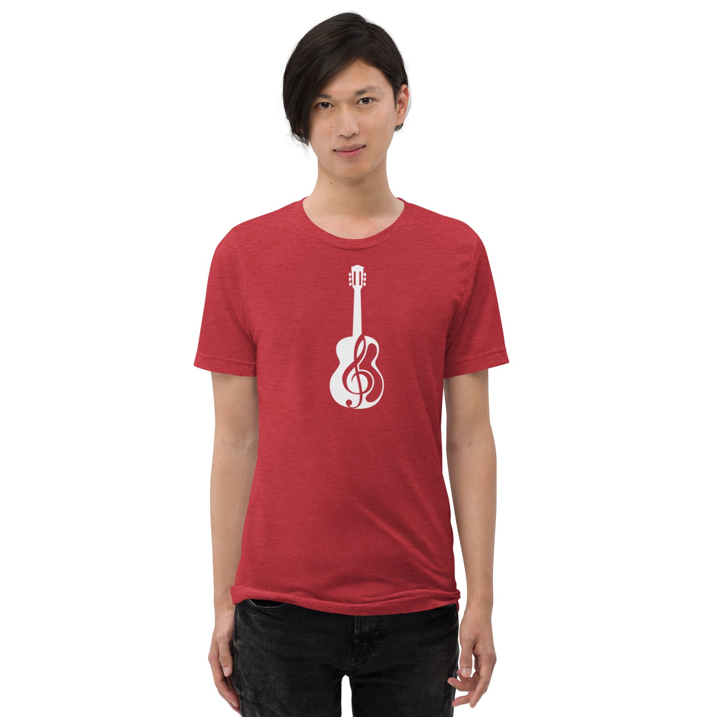 Music Note Guitar Short Sleeve T-Shirt