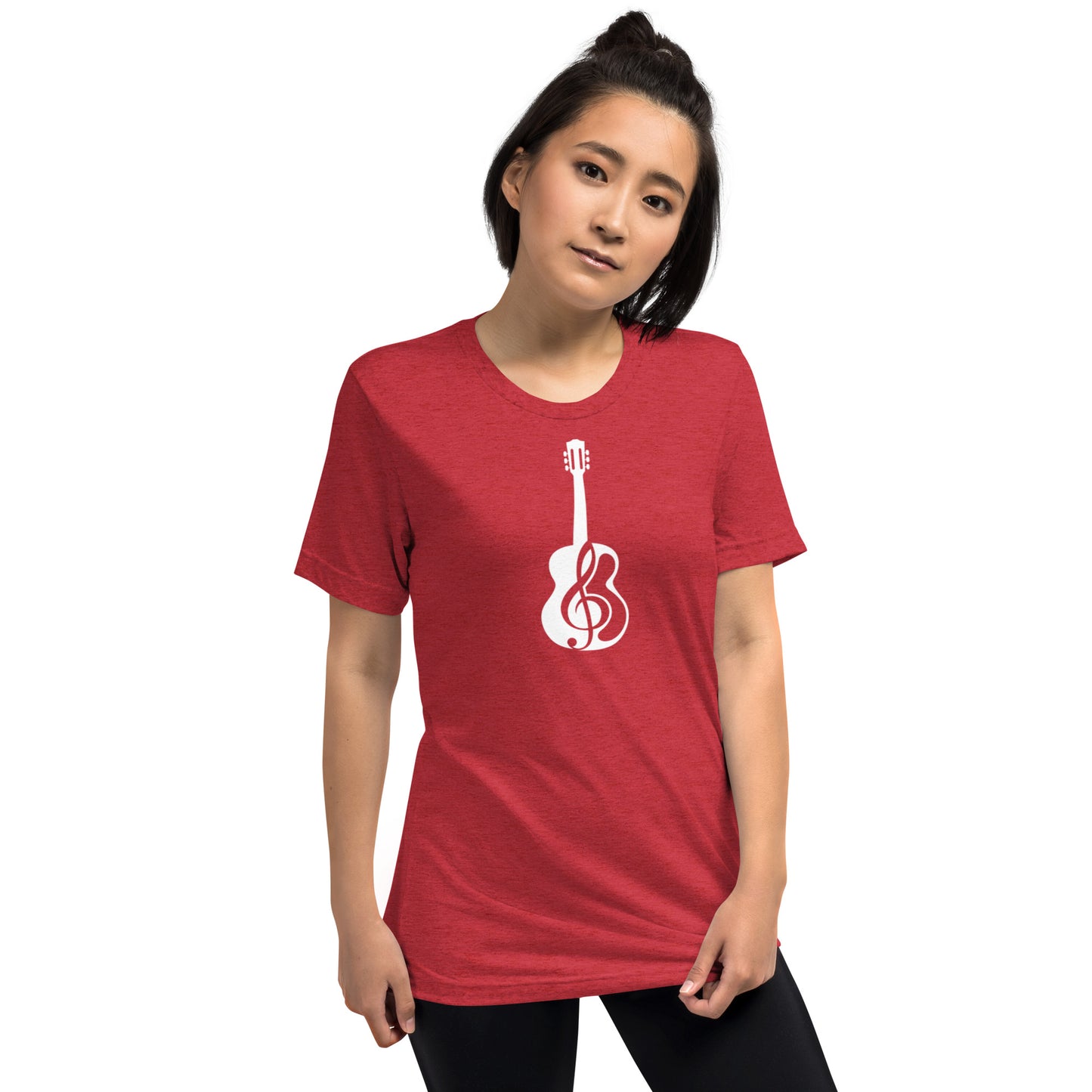 Music Note Guitar Short Sleeve T-Shirt