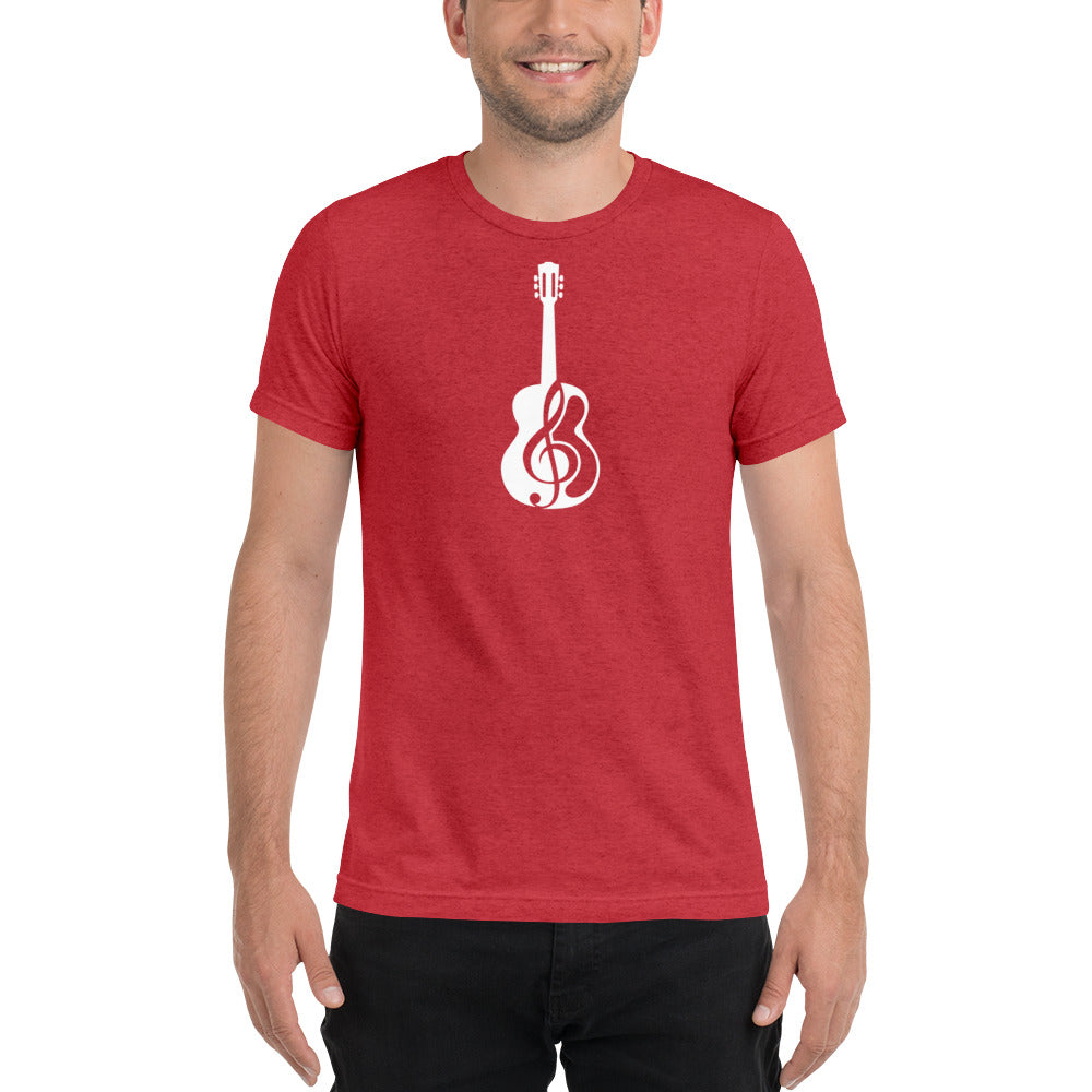 Music Note Guitar Short Sleeve T-Shirt